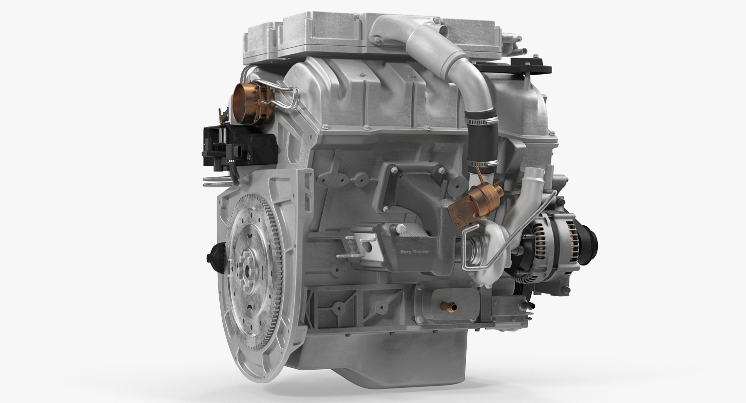 3D V6 Car Engine 3 6 Litre model