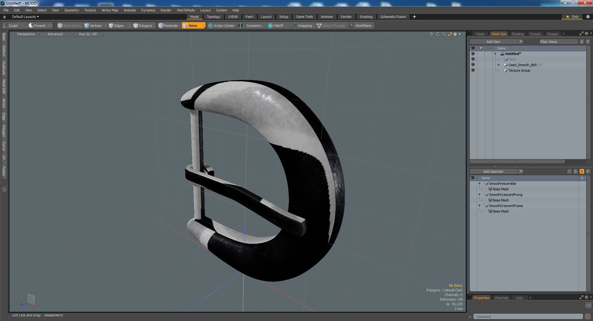 3D Used Smooth Belt