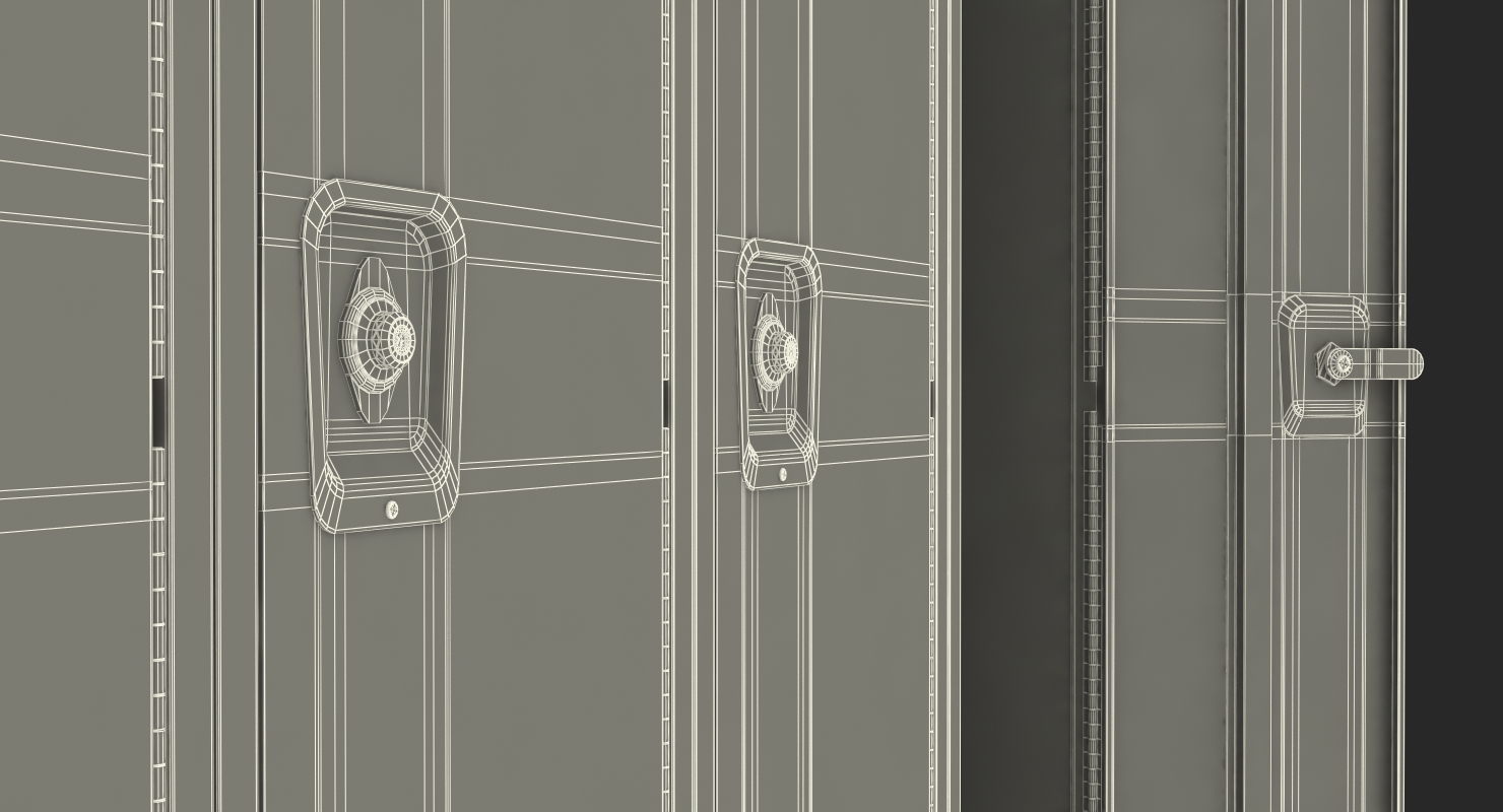 School Lockers 3D model