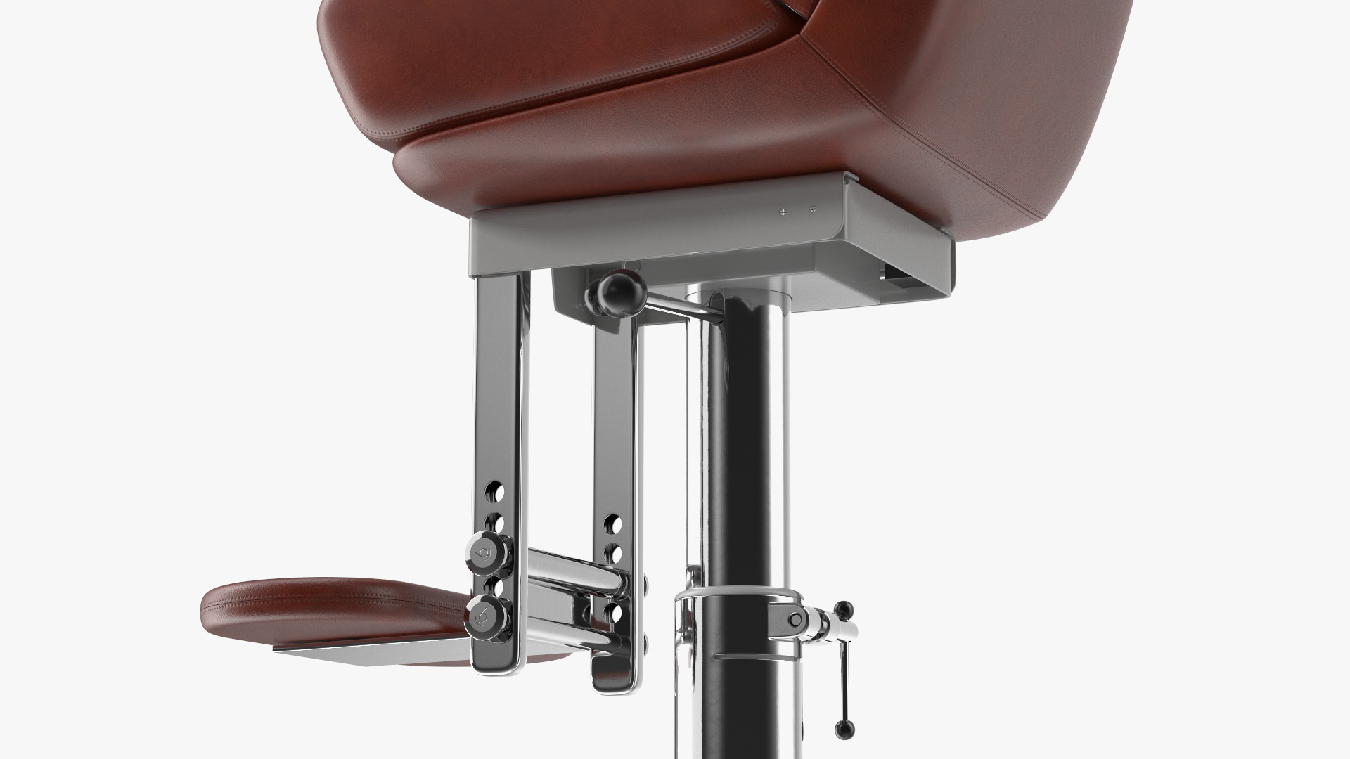 3D Marine Helm Chair No Arms Brown