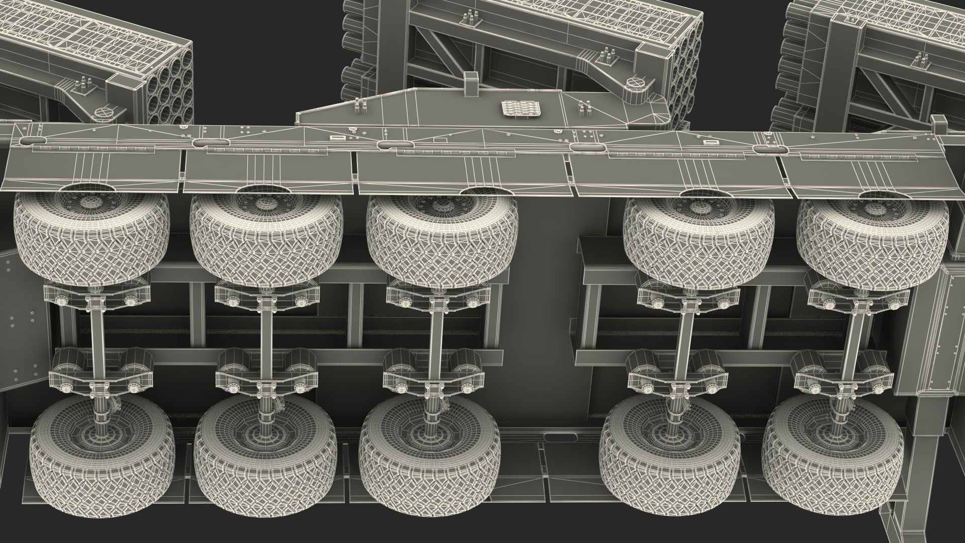 3D Multiple Launch Rocket System Roketsan Jobaria Tr-122 model