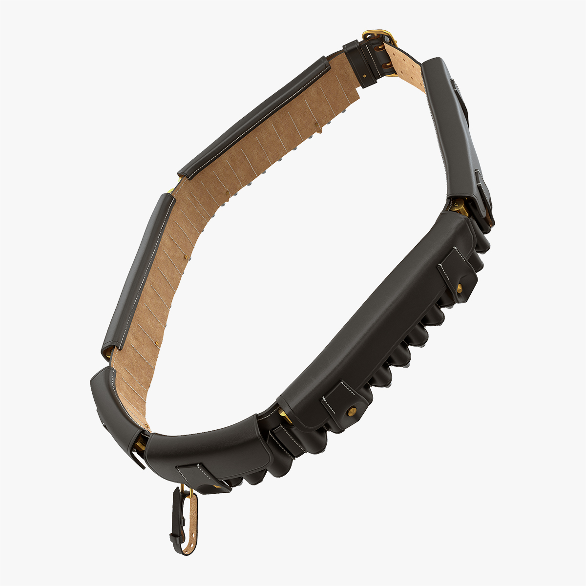 Leather Bandolier Ammo Belt, view 4