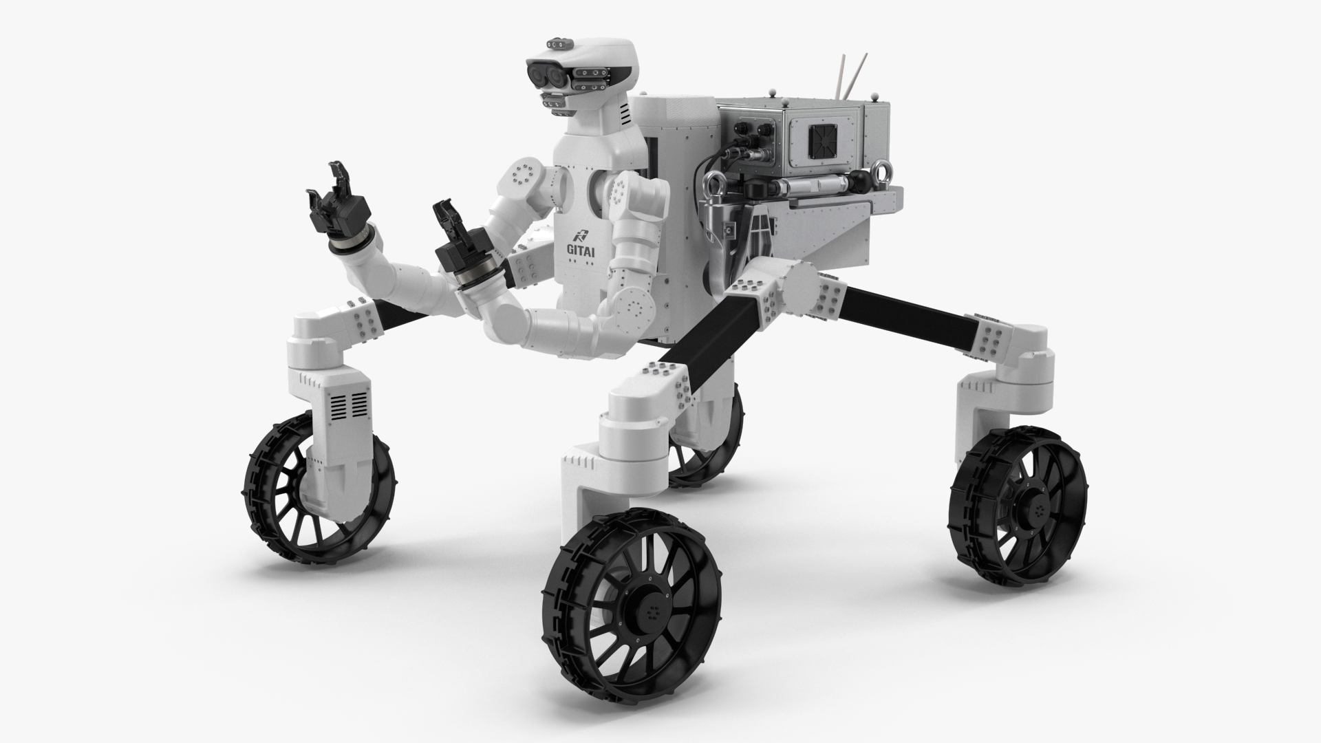 GITAI R1 Lunar Robotic Rover Rigged for Cinema 4D 3D model