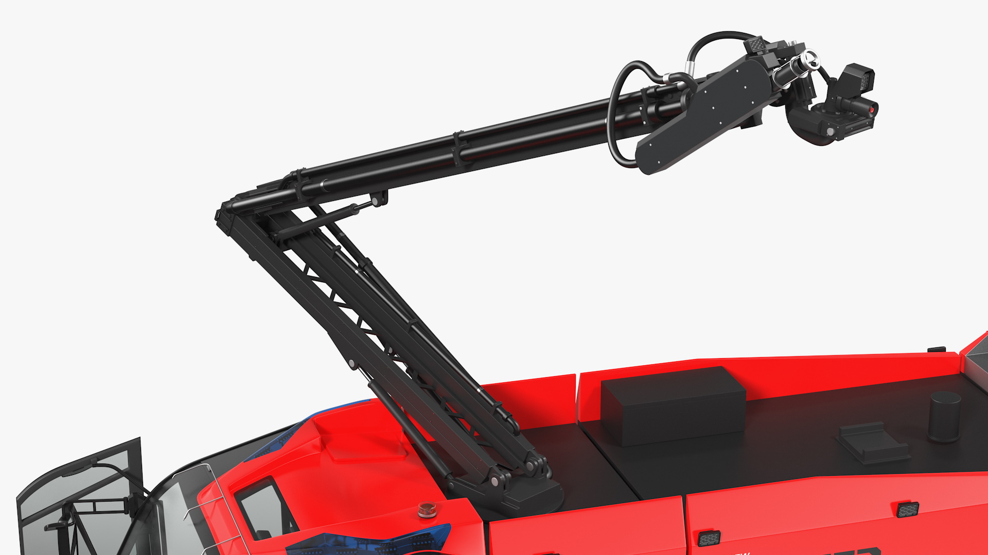 3D Rosenbauer Panther 6x6 Firefighting Truck Rigged model