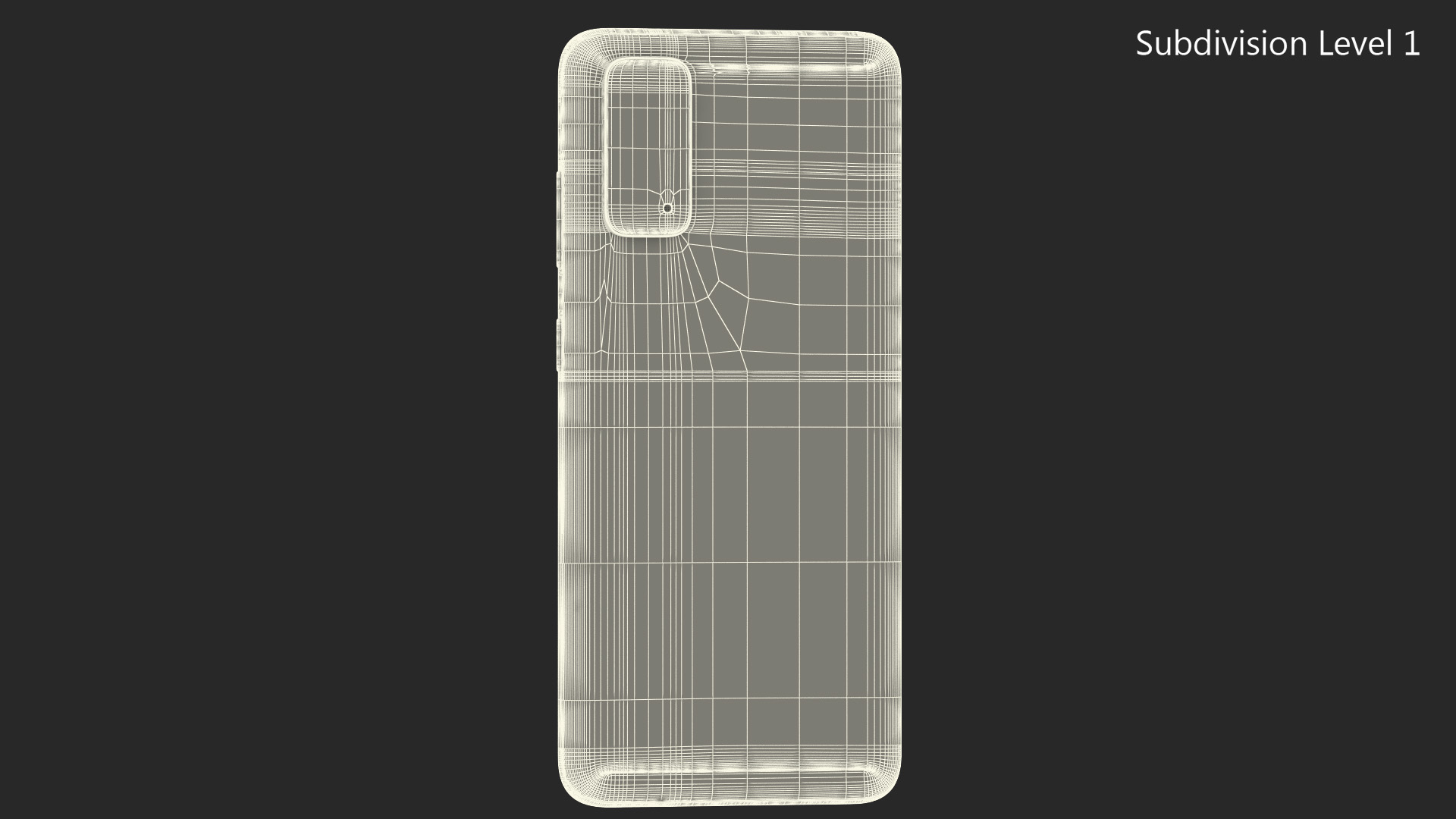 3D Multi Camera Smartphone model