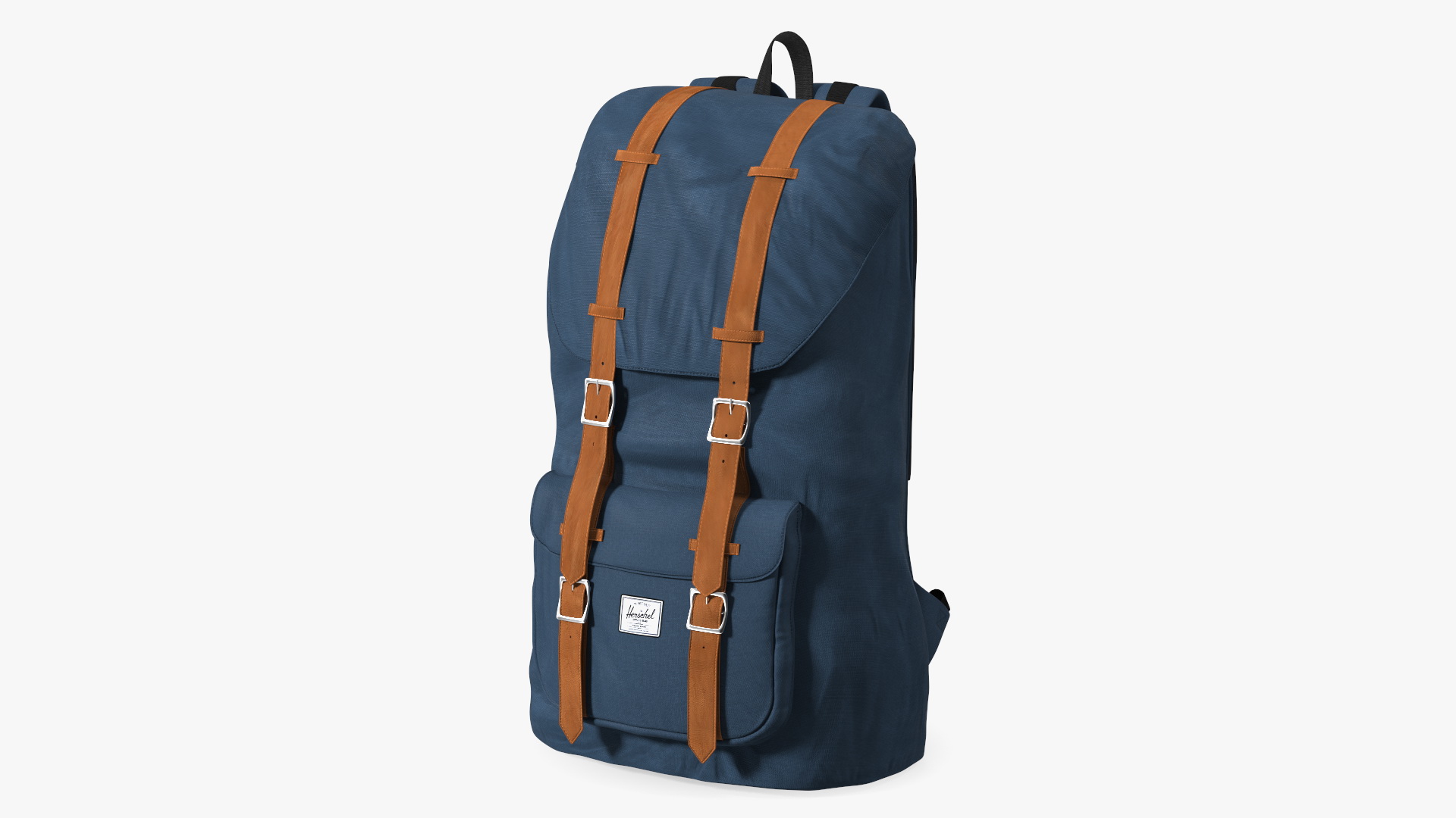 3D Classic Backpack with Leather Straps