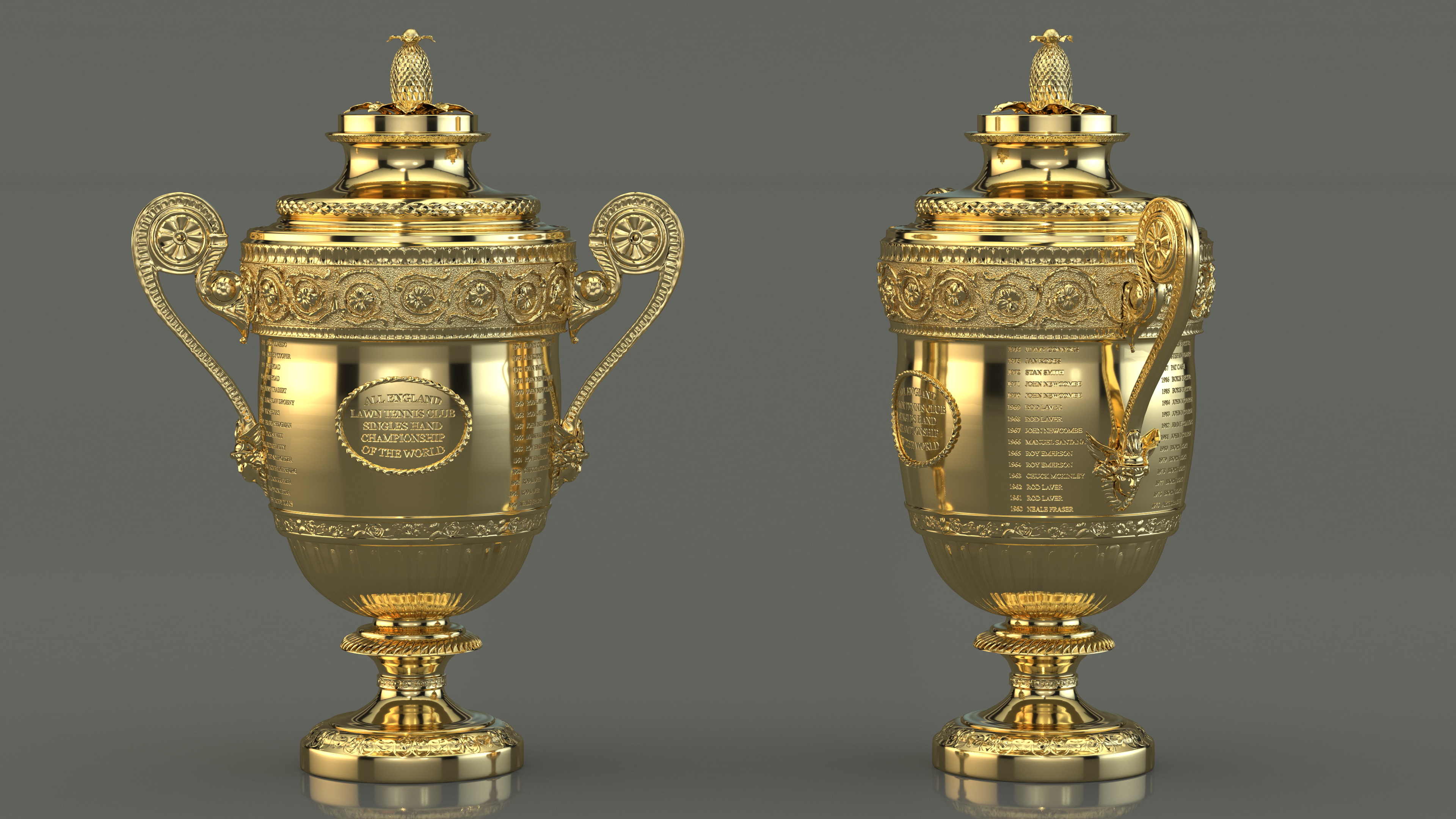 3D Wimbledon Cups Men model