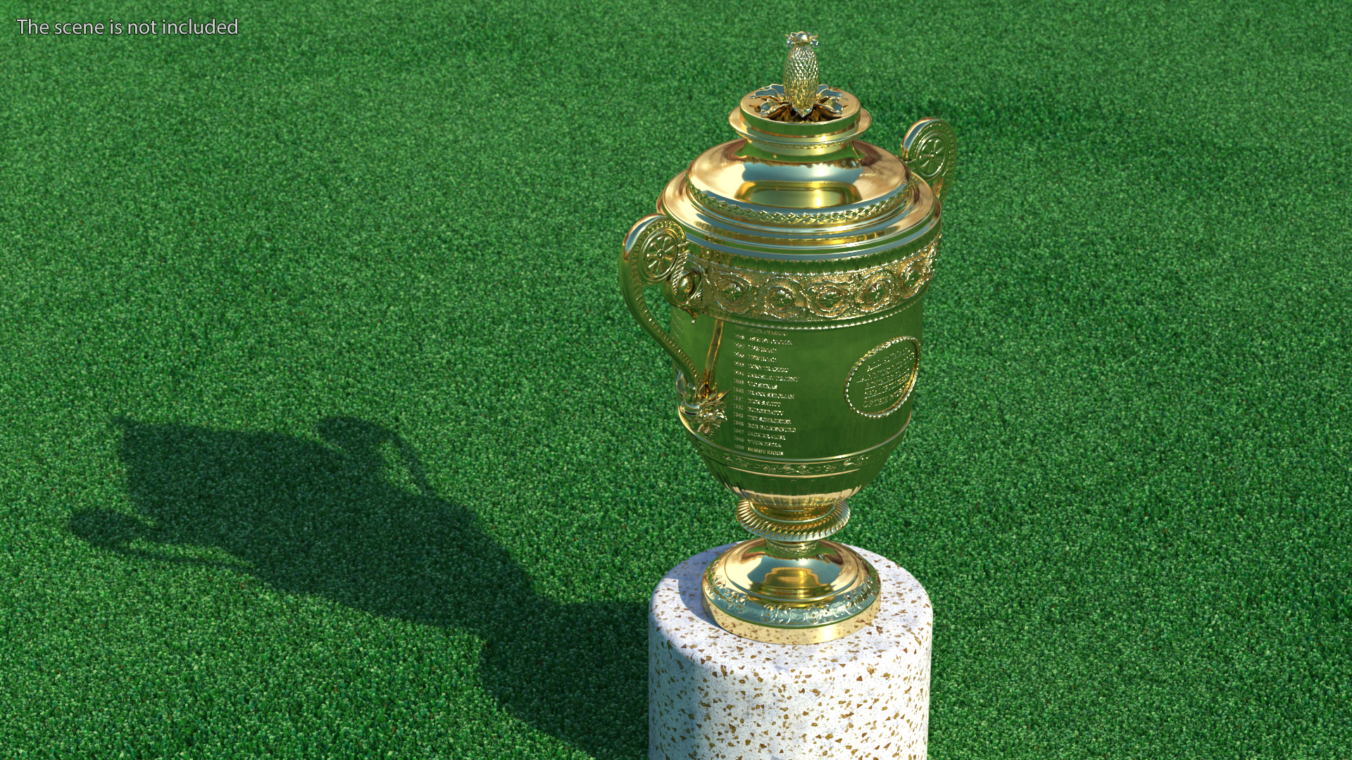 3D Wimbledon Cups Men model