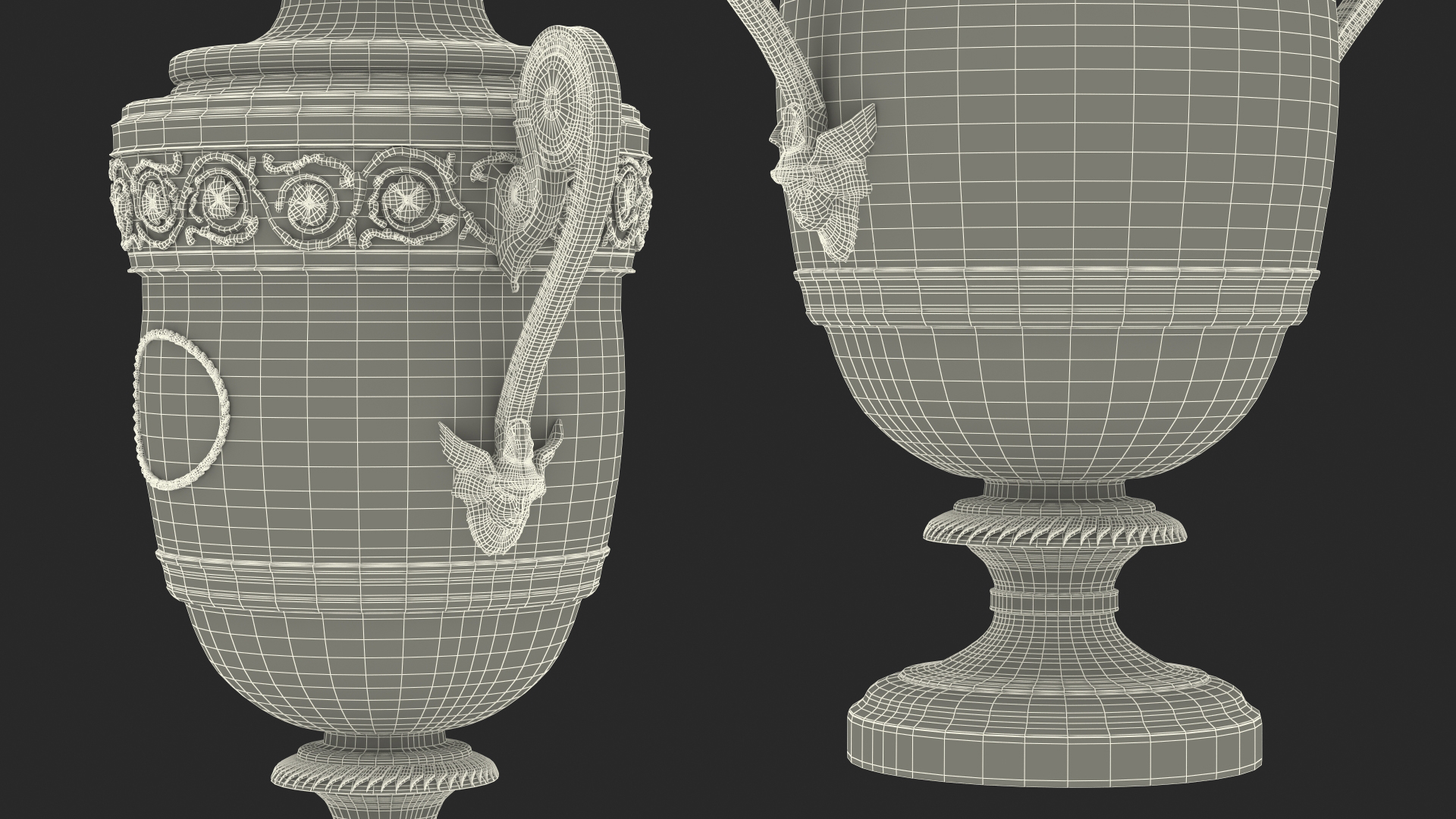 3D Wimbledon Cups Men model