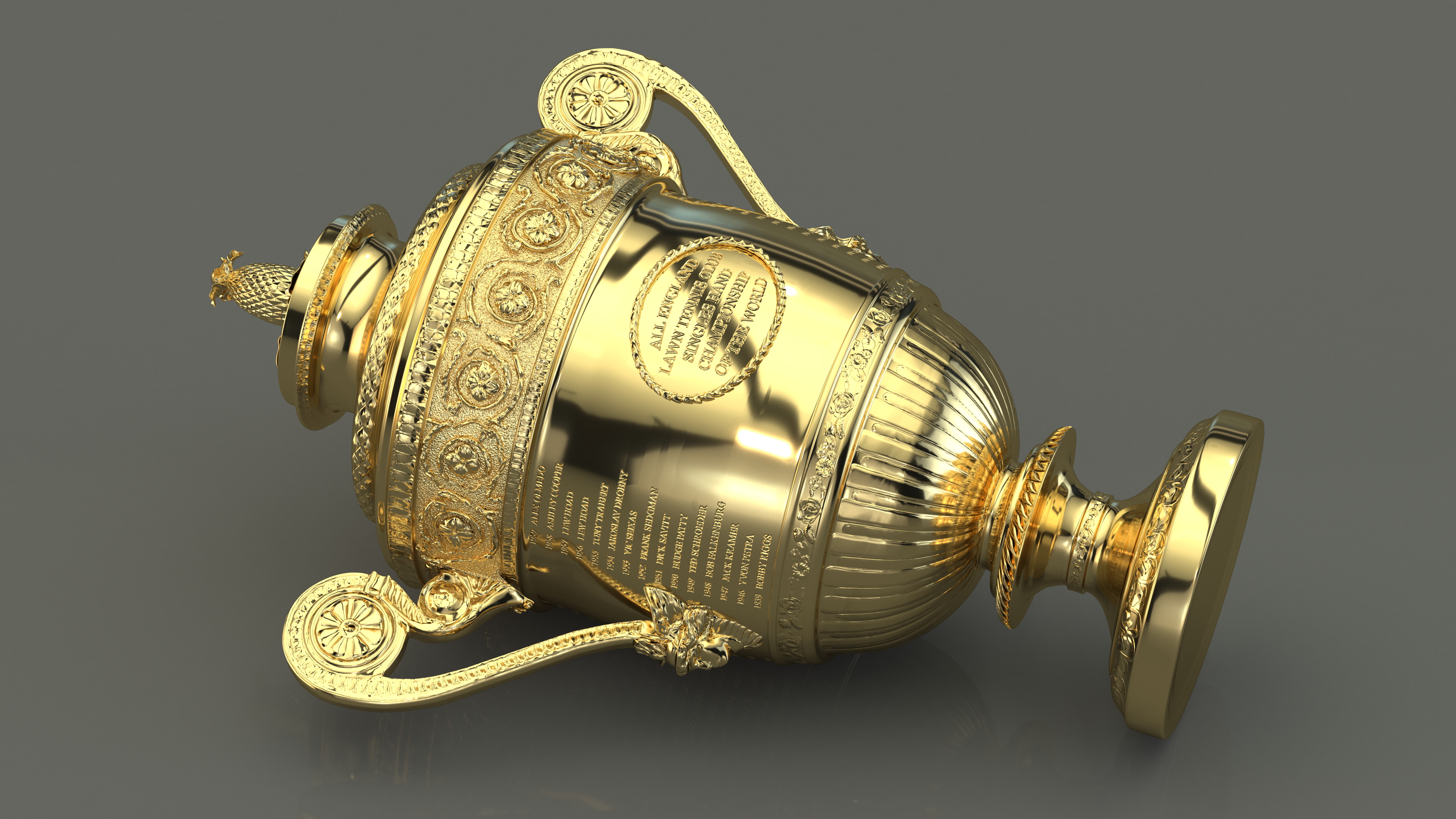 3D Wimbledon Cups Men model