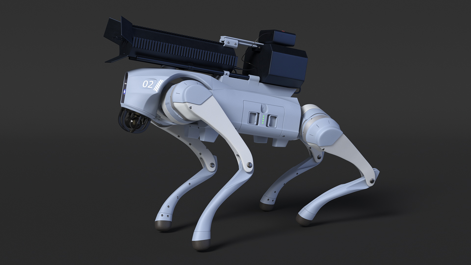 3D model Thermonator Robot Dog in Stand Pose
