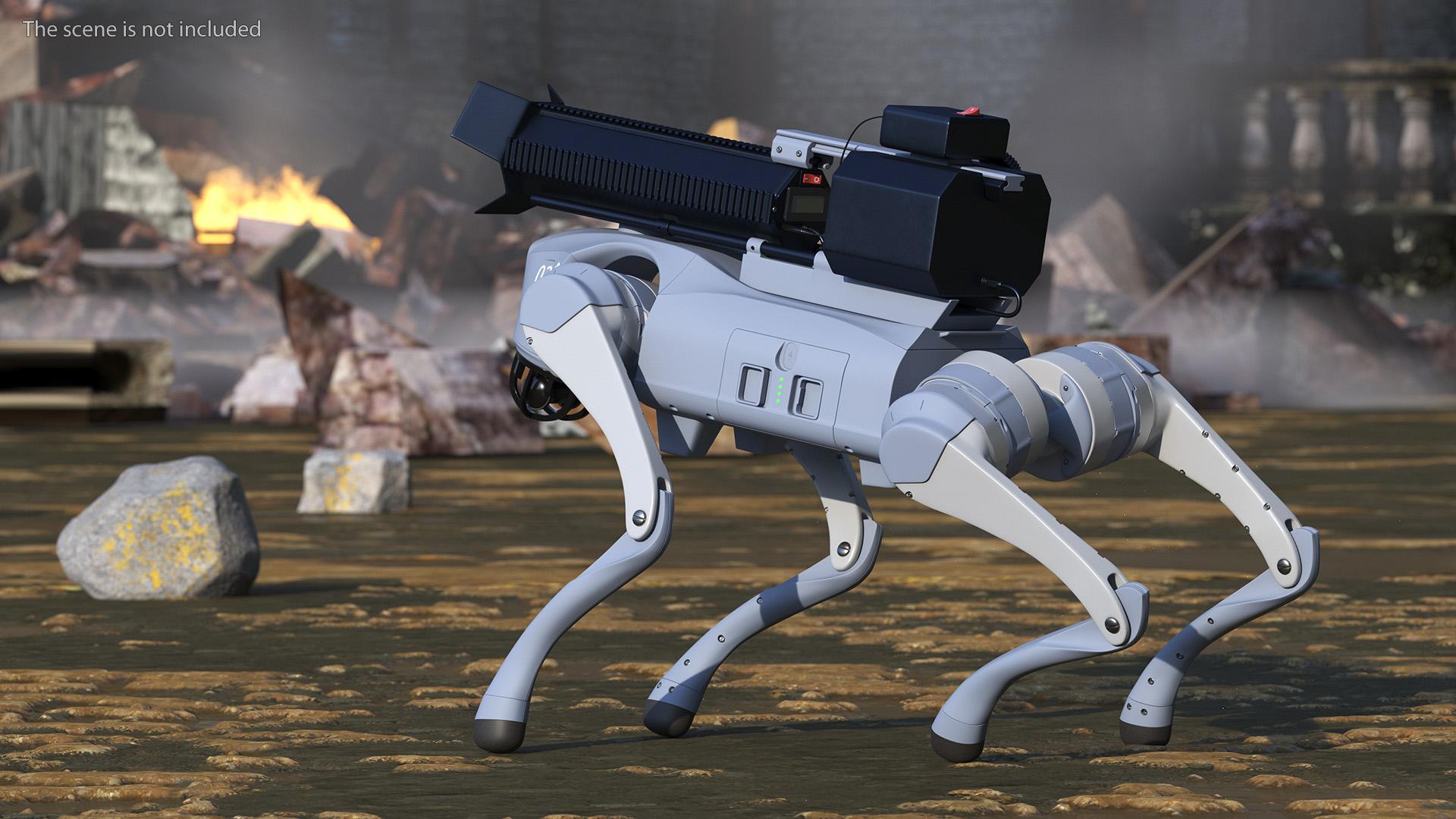 3D model Thermonator Robot Dog in Stand Pose