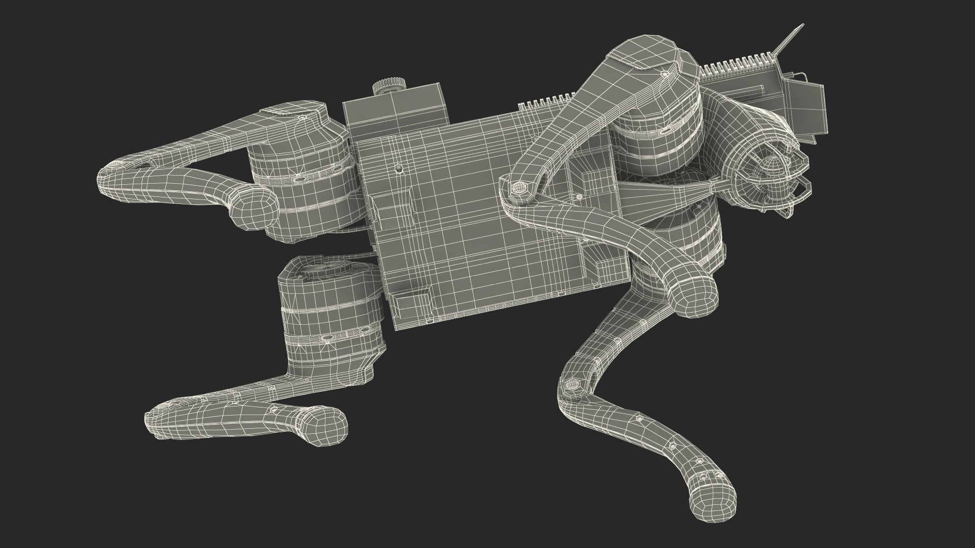 3D model Thermonator Robot Dog in Stand Pose