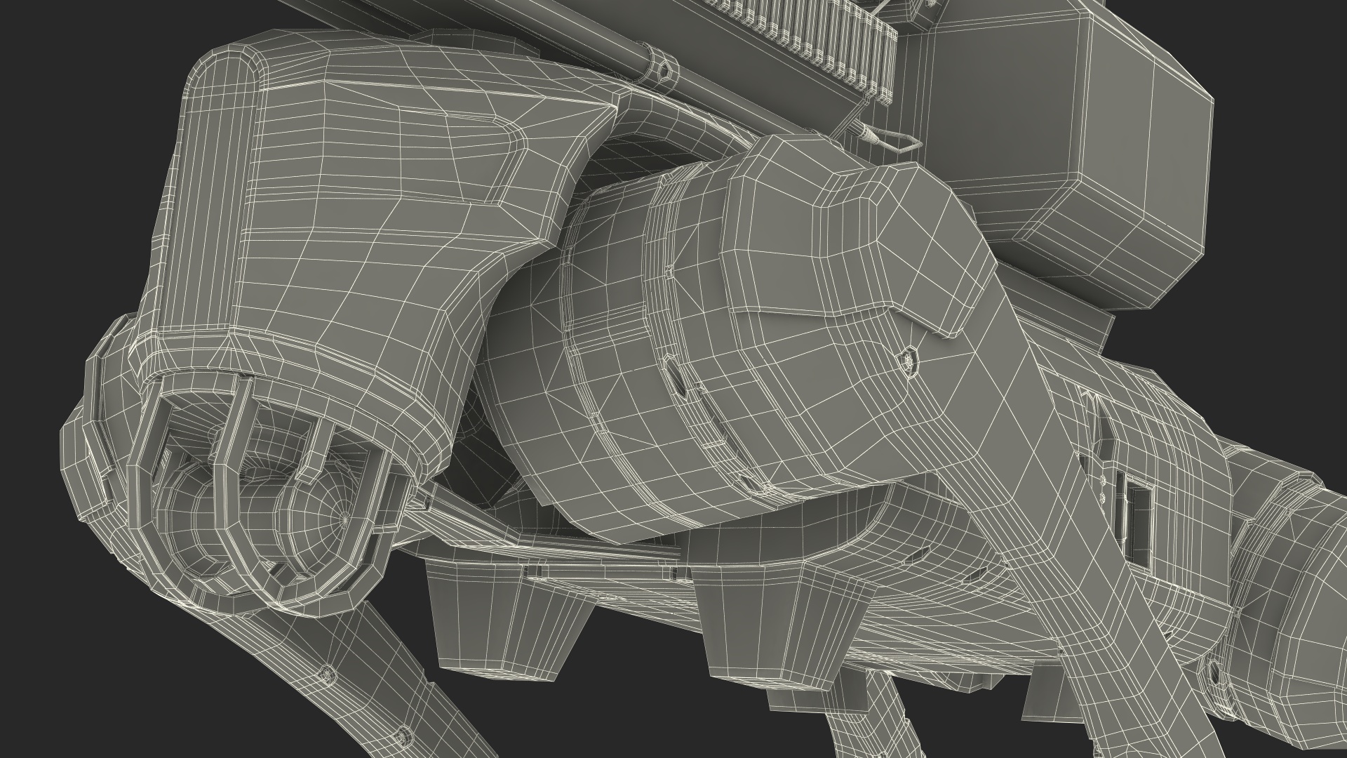 3D model Thermonator Robot Dog in Stand Pose
