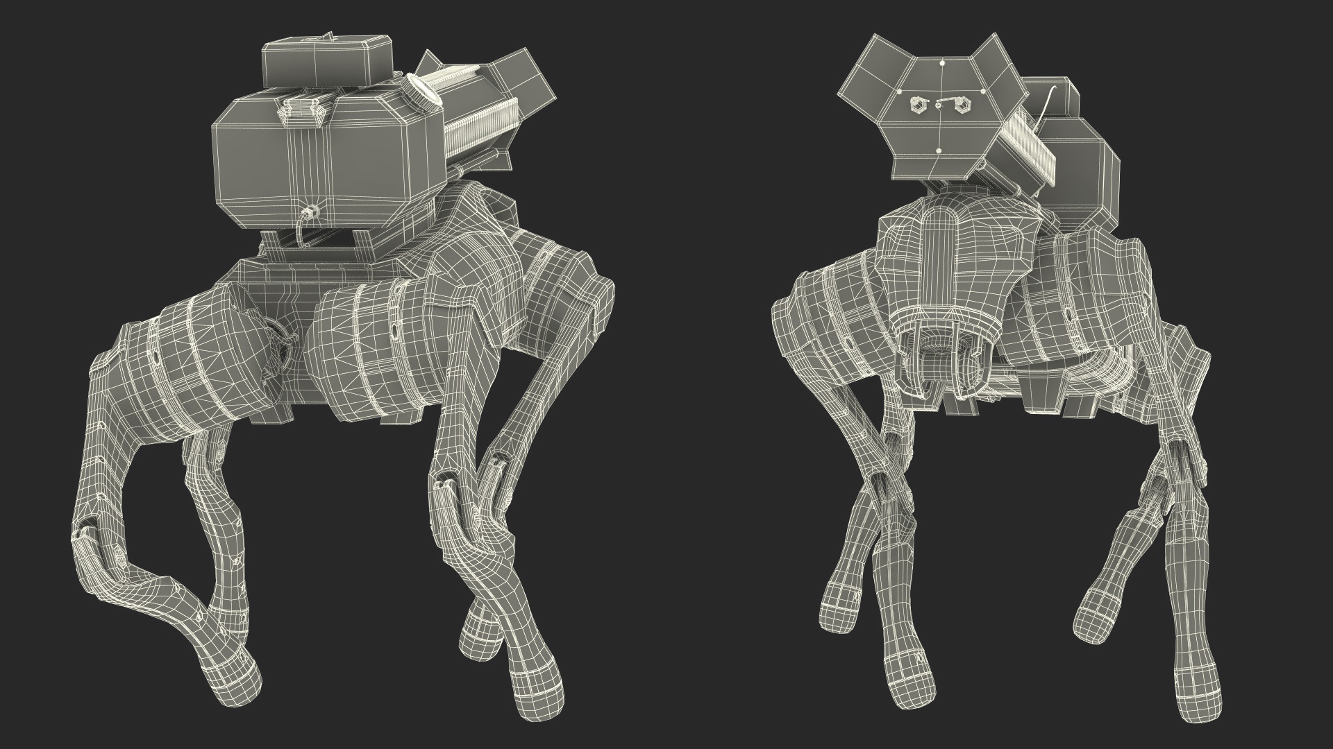 3D model Thermonator Robot Dog in Stand Pose