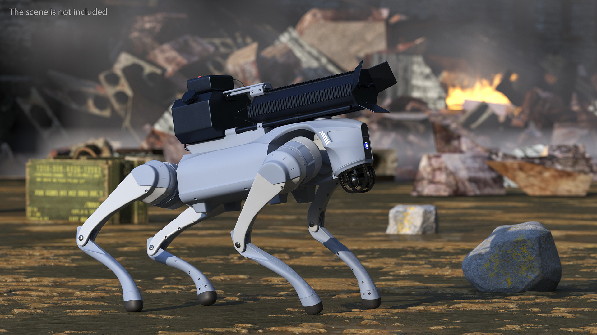 3D model Thermonator Robot Dog in Stand Pose