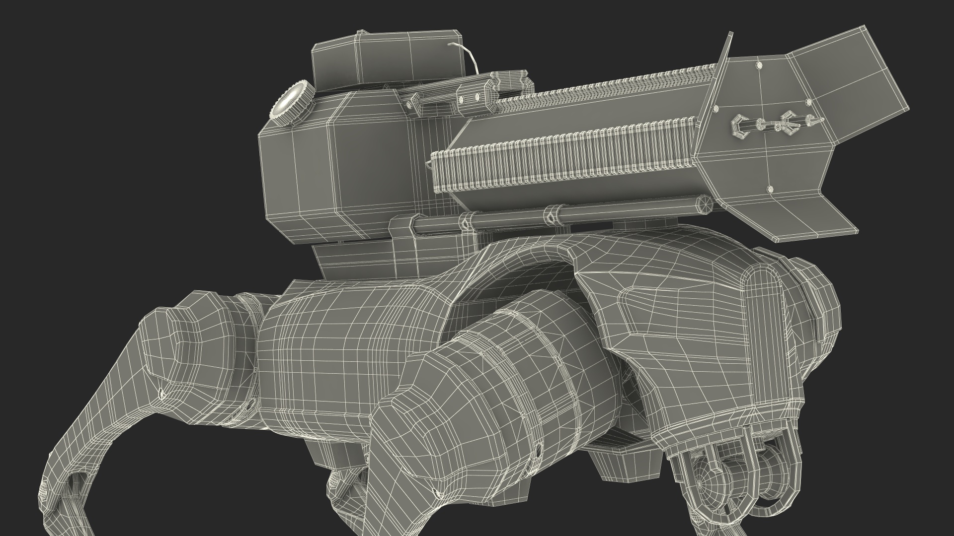3D model Thermonator Robot Dog in Stand Pose