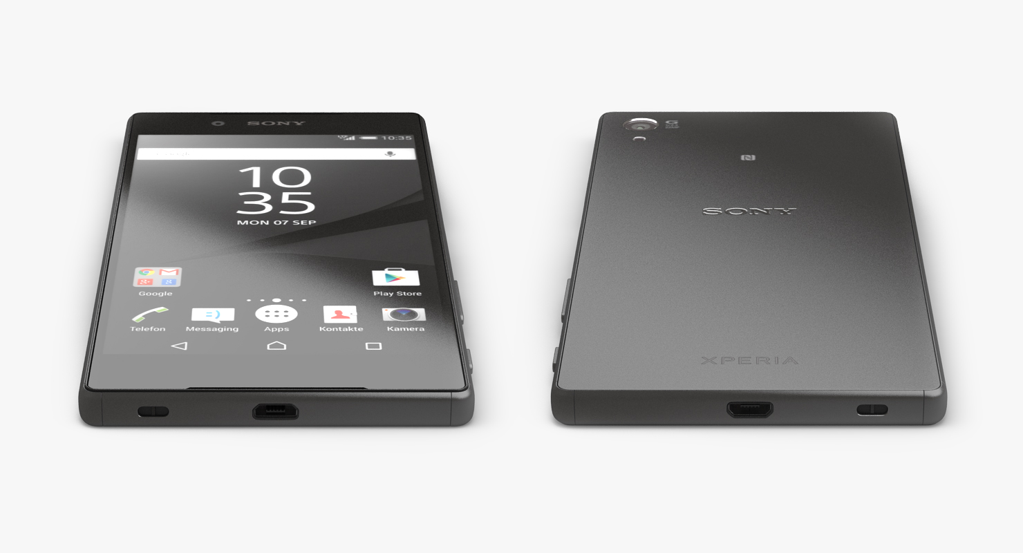 3D model Sony Xperia Z5 Black
