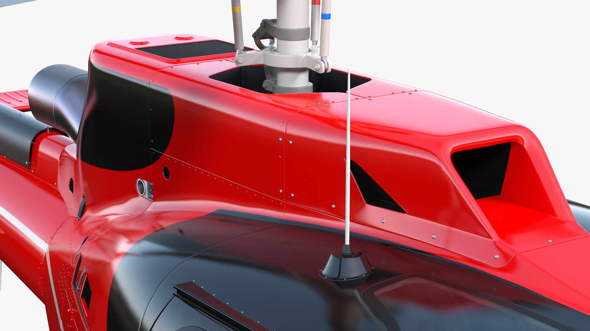 3D Civil Helicopter Airbus H130 model