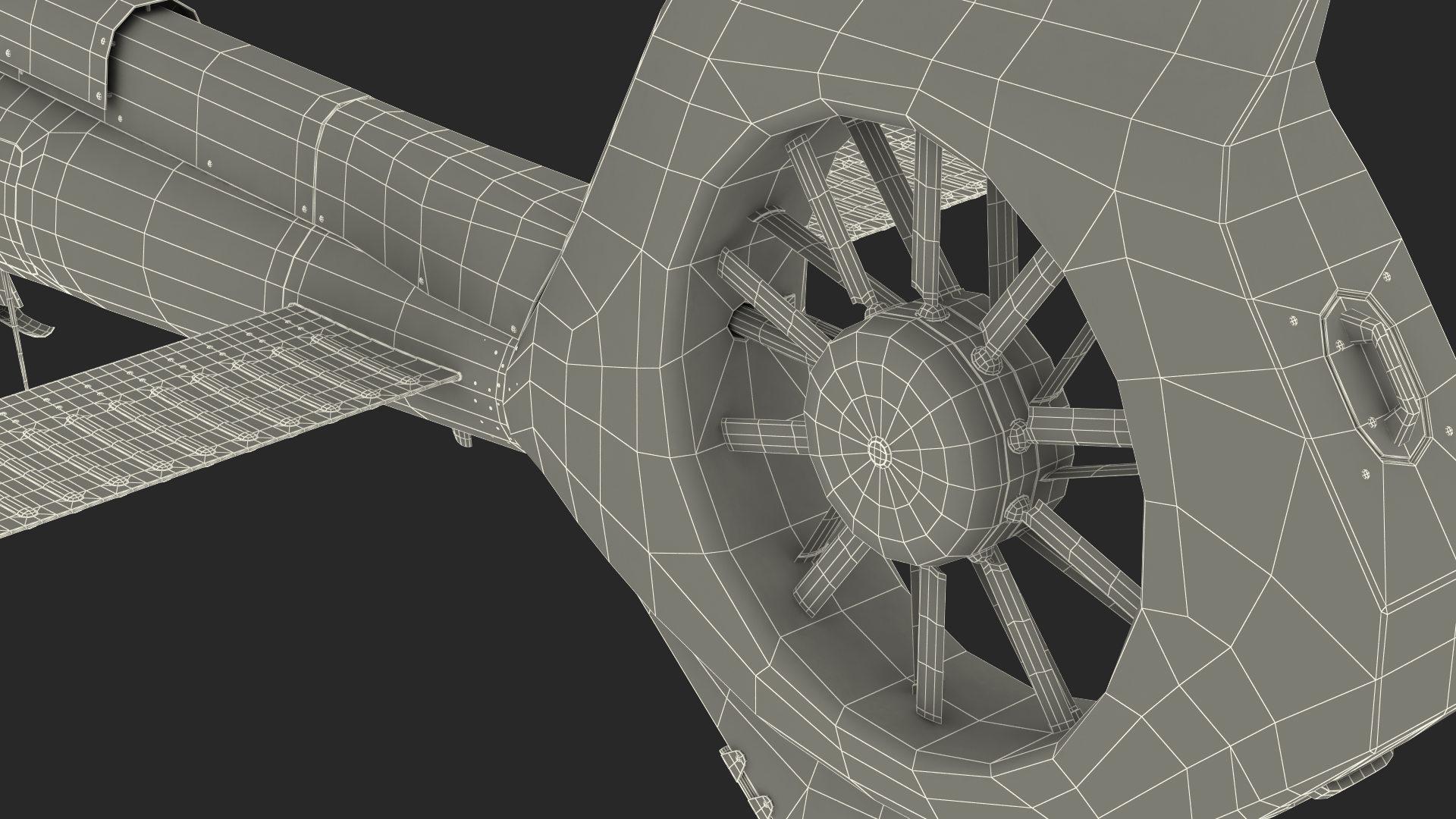 3D Civil Helicopter Airbus H130 model