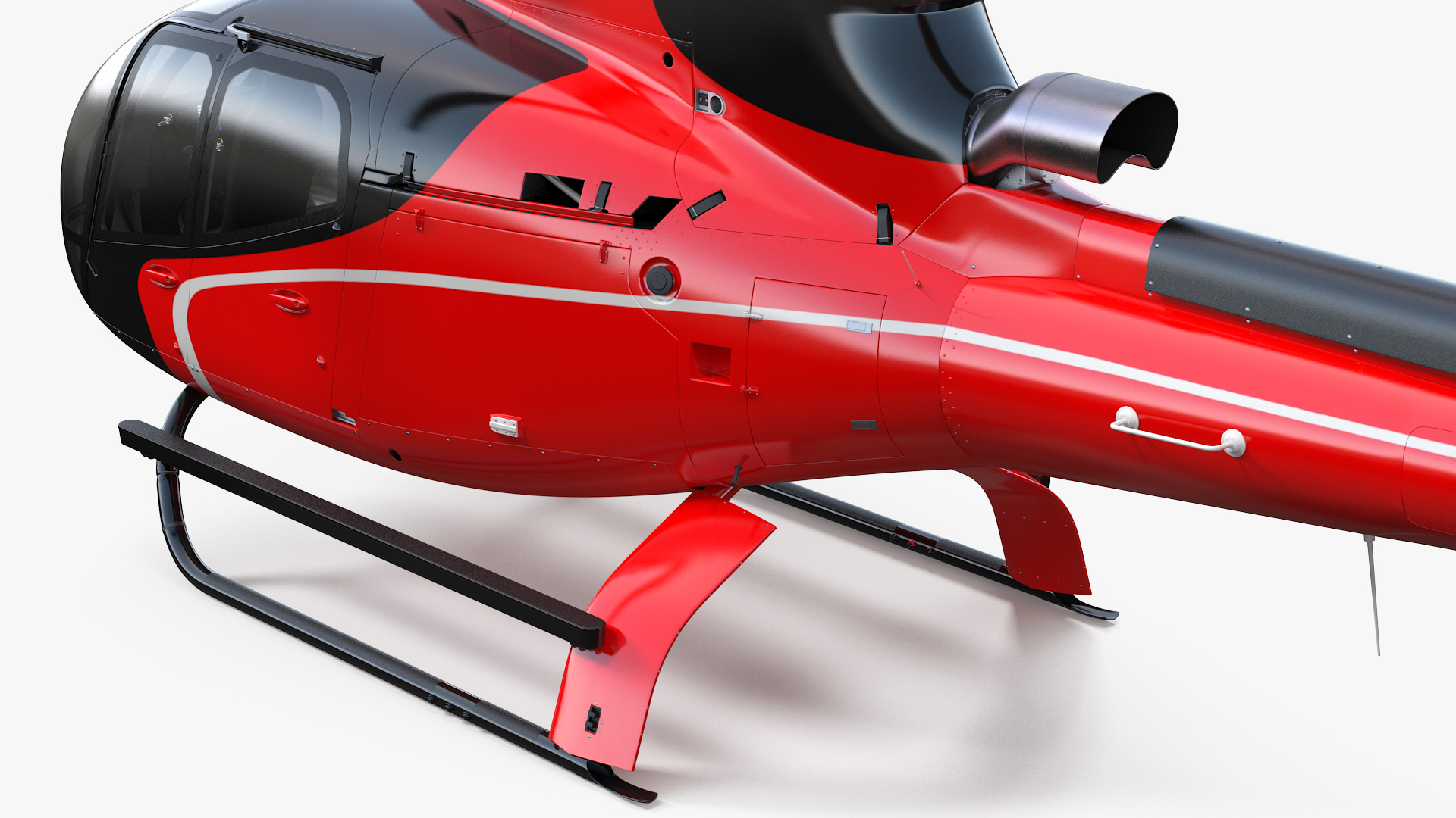 3D Civil Helicopter Airbus H130 model