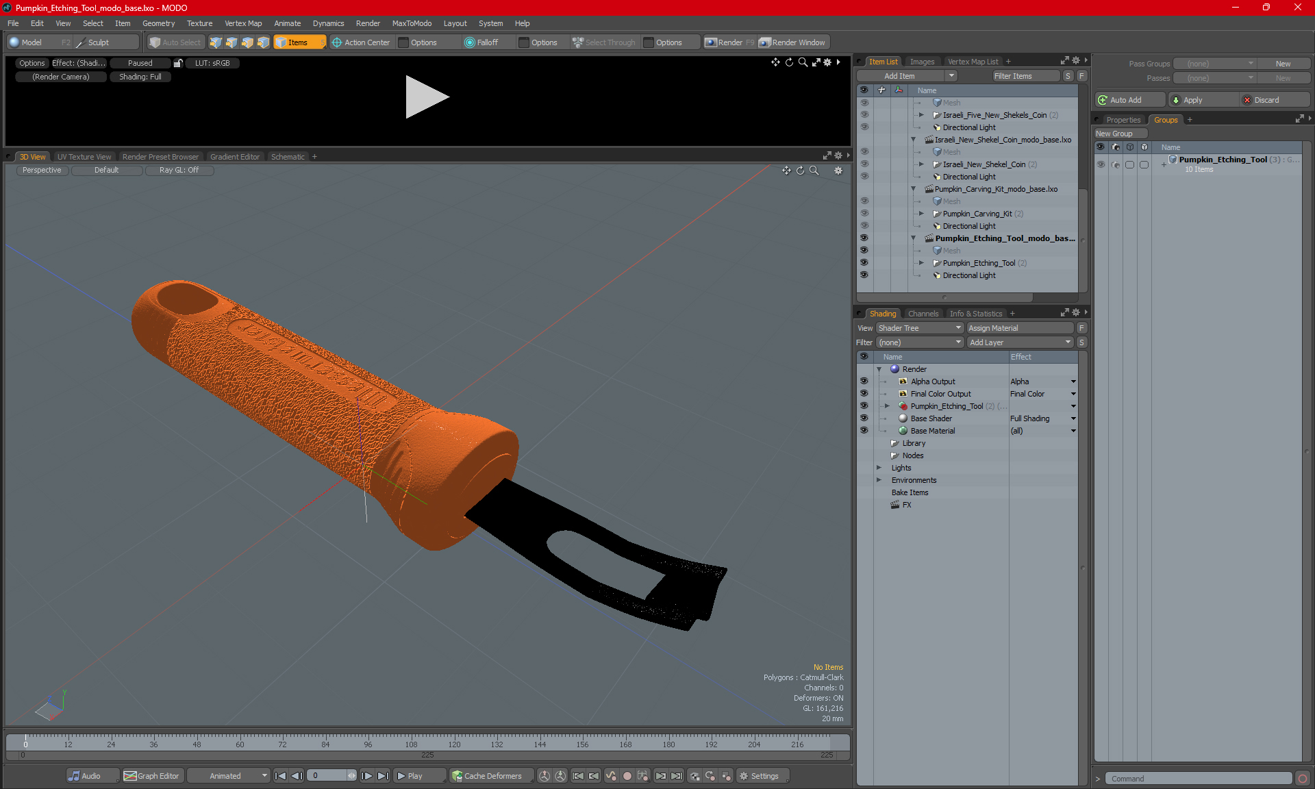3D model Pumpkin Etching Tool