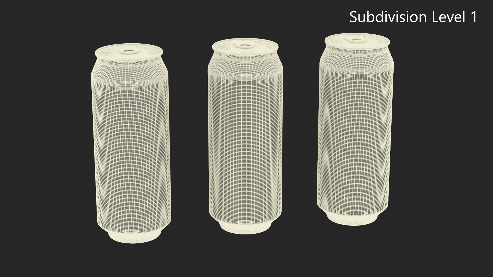 3D model Monster Energy Drinks Set