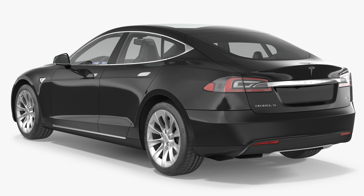 Tesla Model S 60D 2015 Rigged 3D model