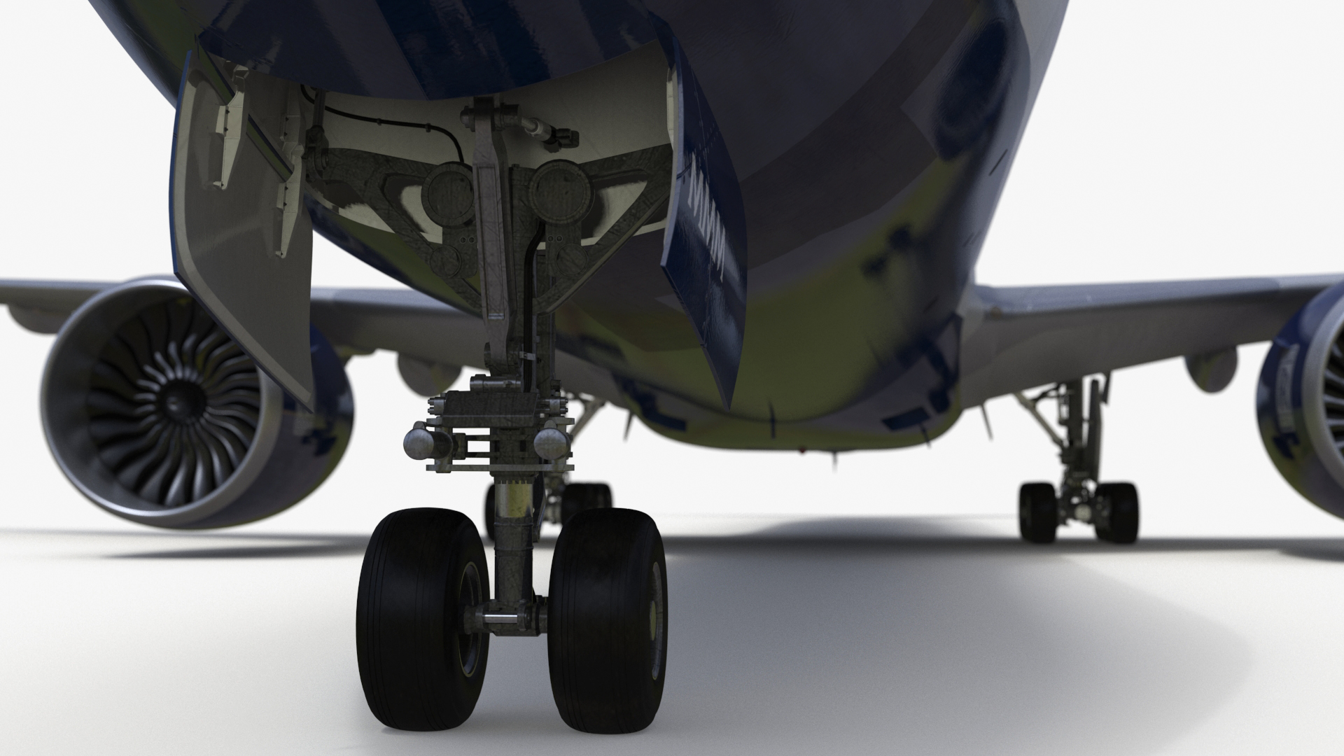 3D British Airways Boeing 777 Rigged model