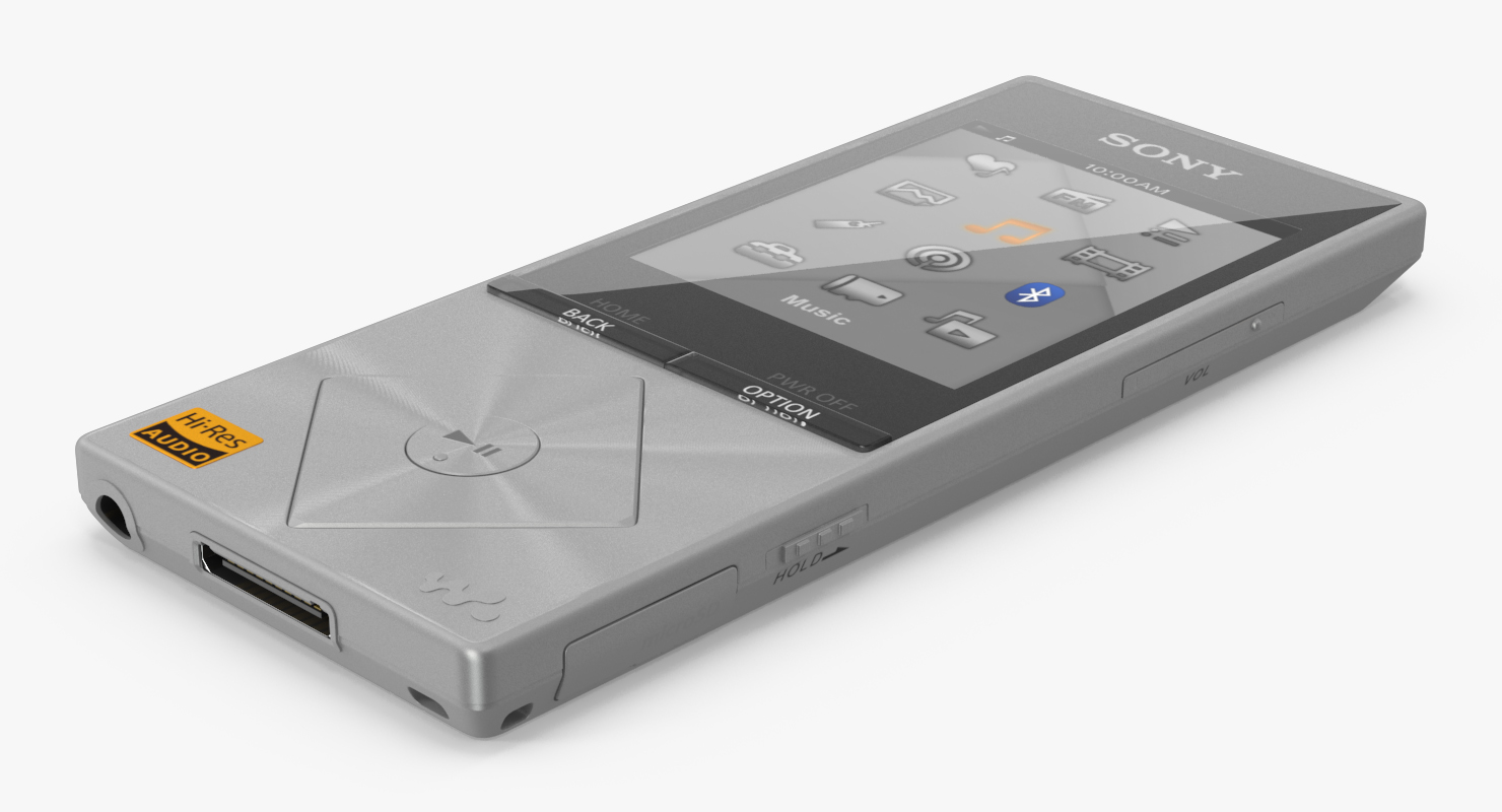 Sony NWZ A15 Walkman Video MP3 Player Silver 3D model