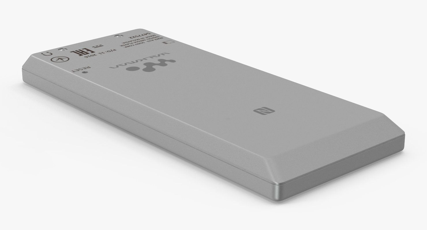 Sony NWZ A15 Walkman Video MP3 Player Silver 3D model