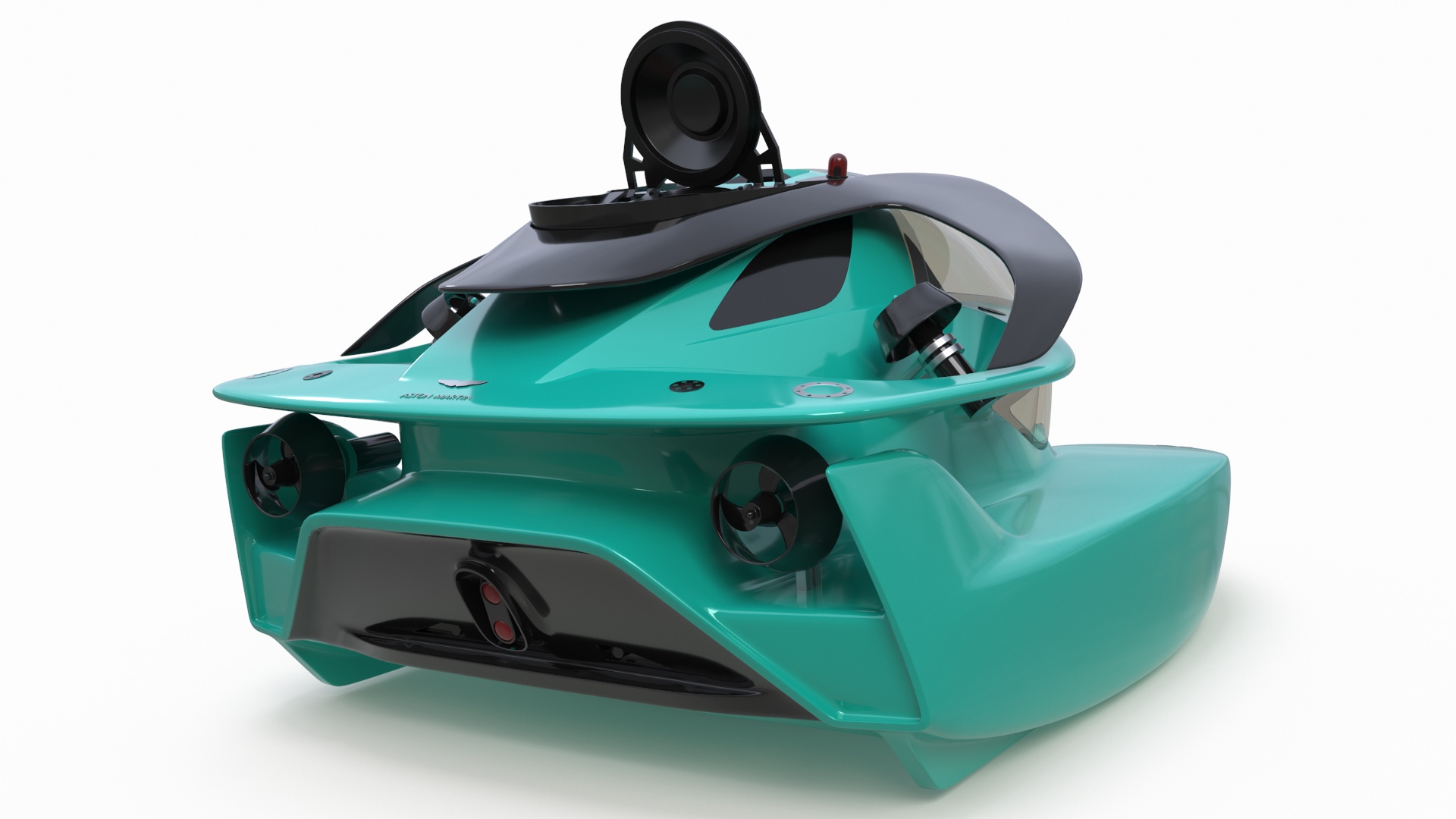 3D model Luxurious Personal Submarine Rigged