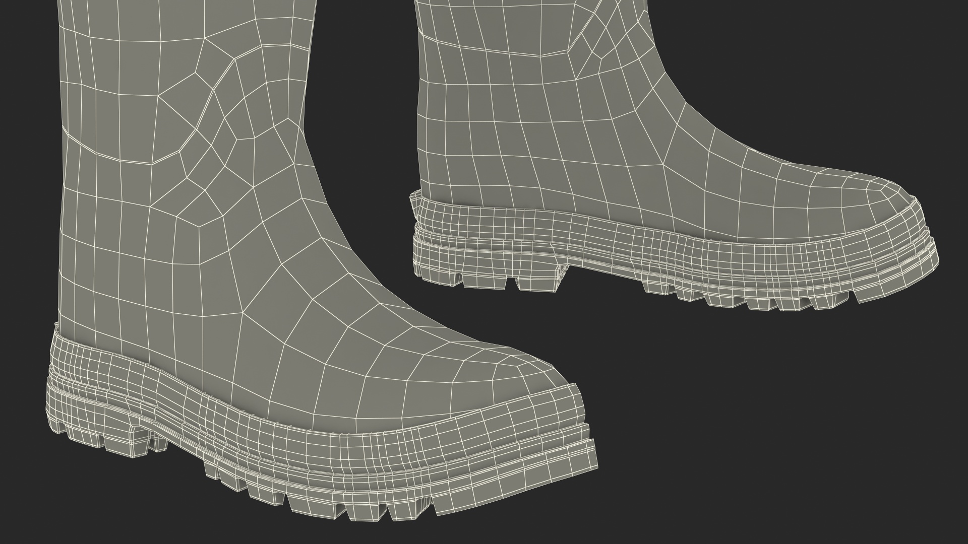 Rubber Boots for Duck Hunting 3D model