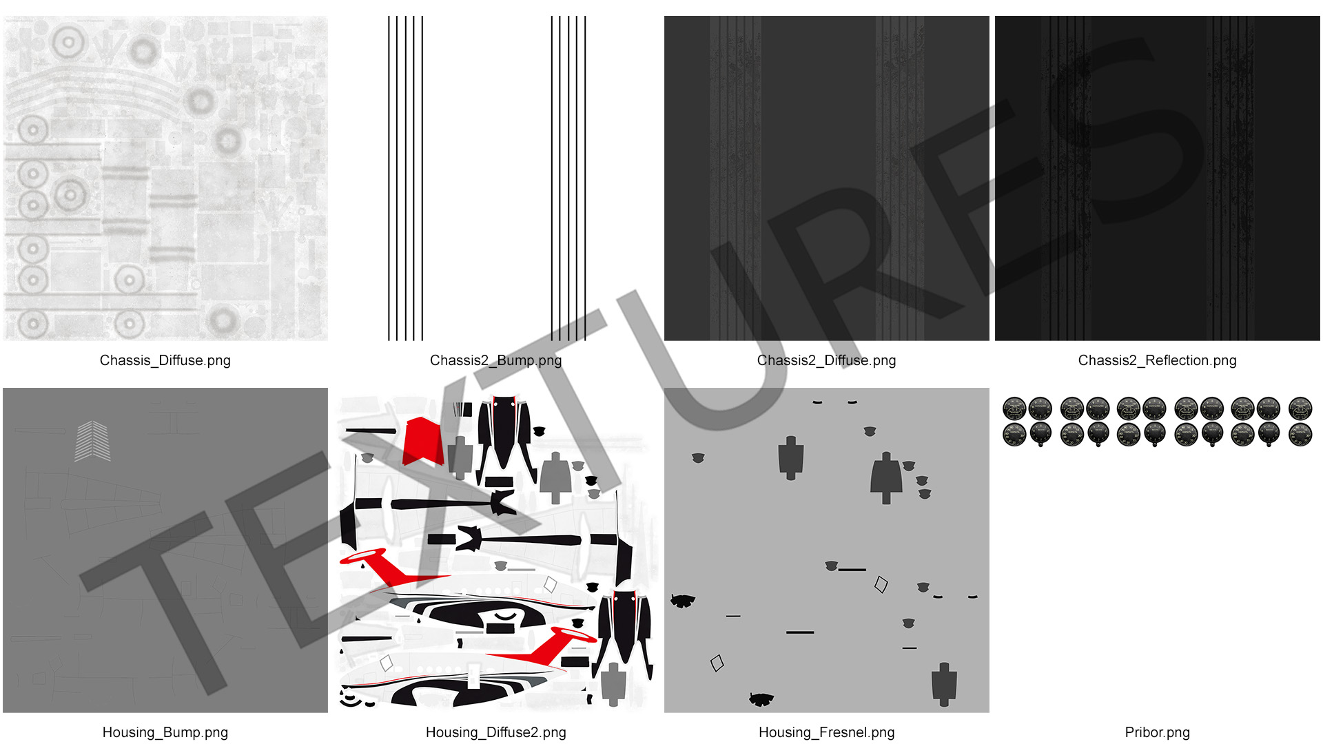 3D model Twin Turboprop Civil Utility Aircraft Generic