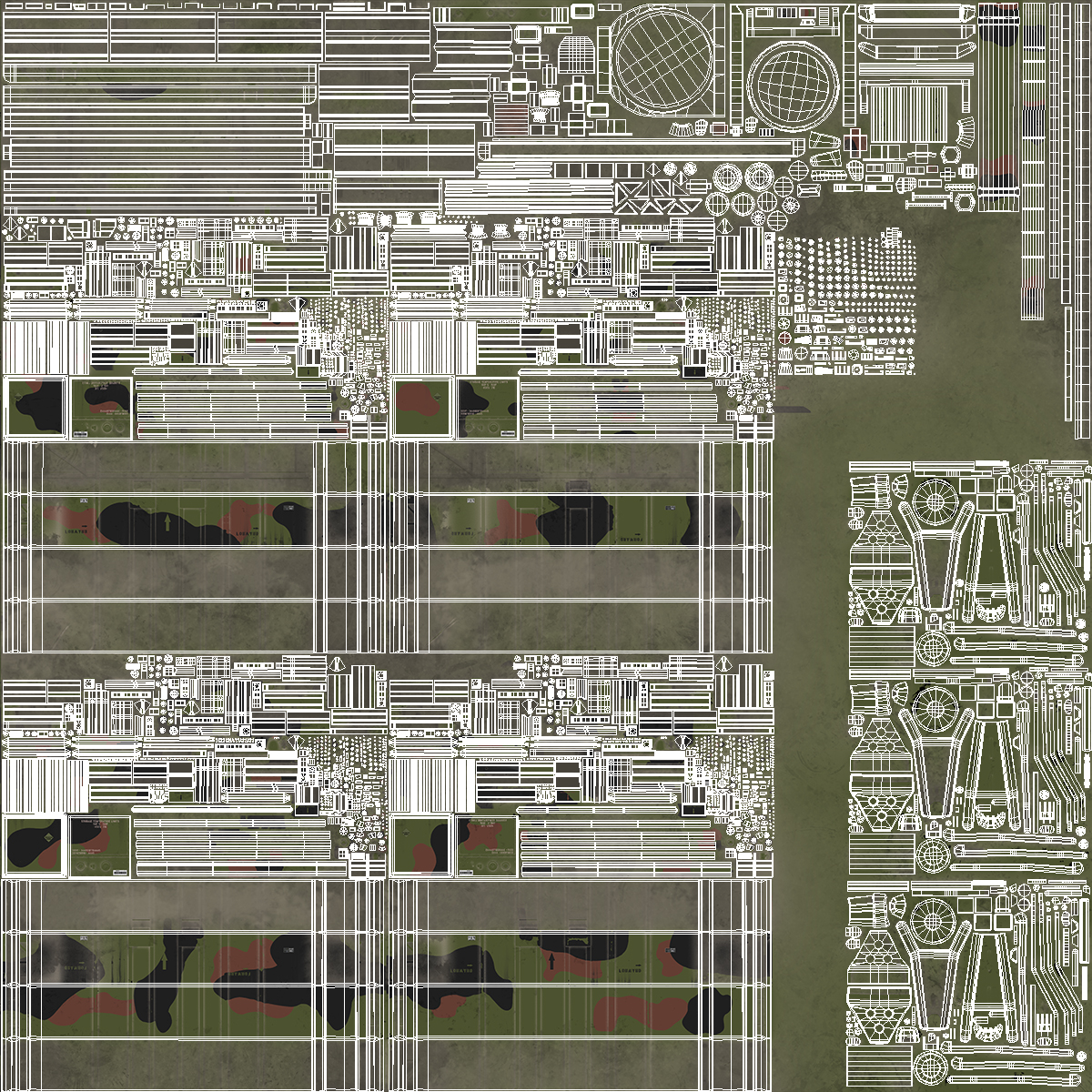 3D MIM 104 Patriot SAM Rigged