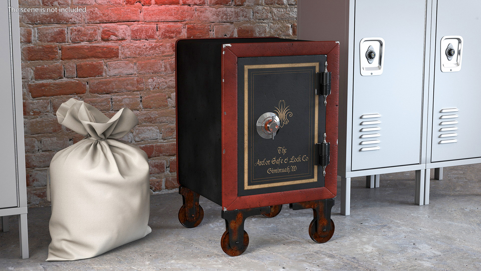 Antique Safe 3D