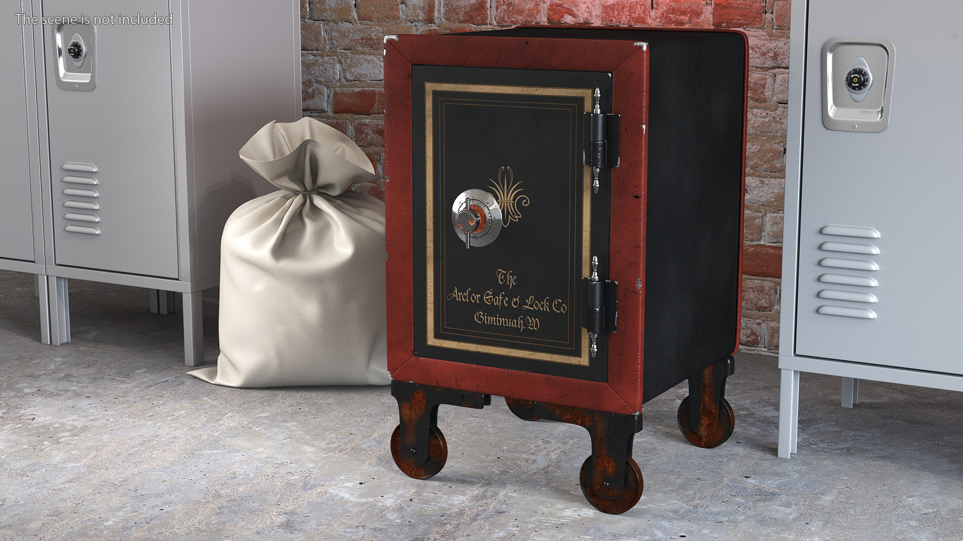 Antique Safe 3D