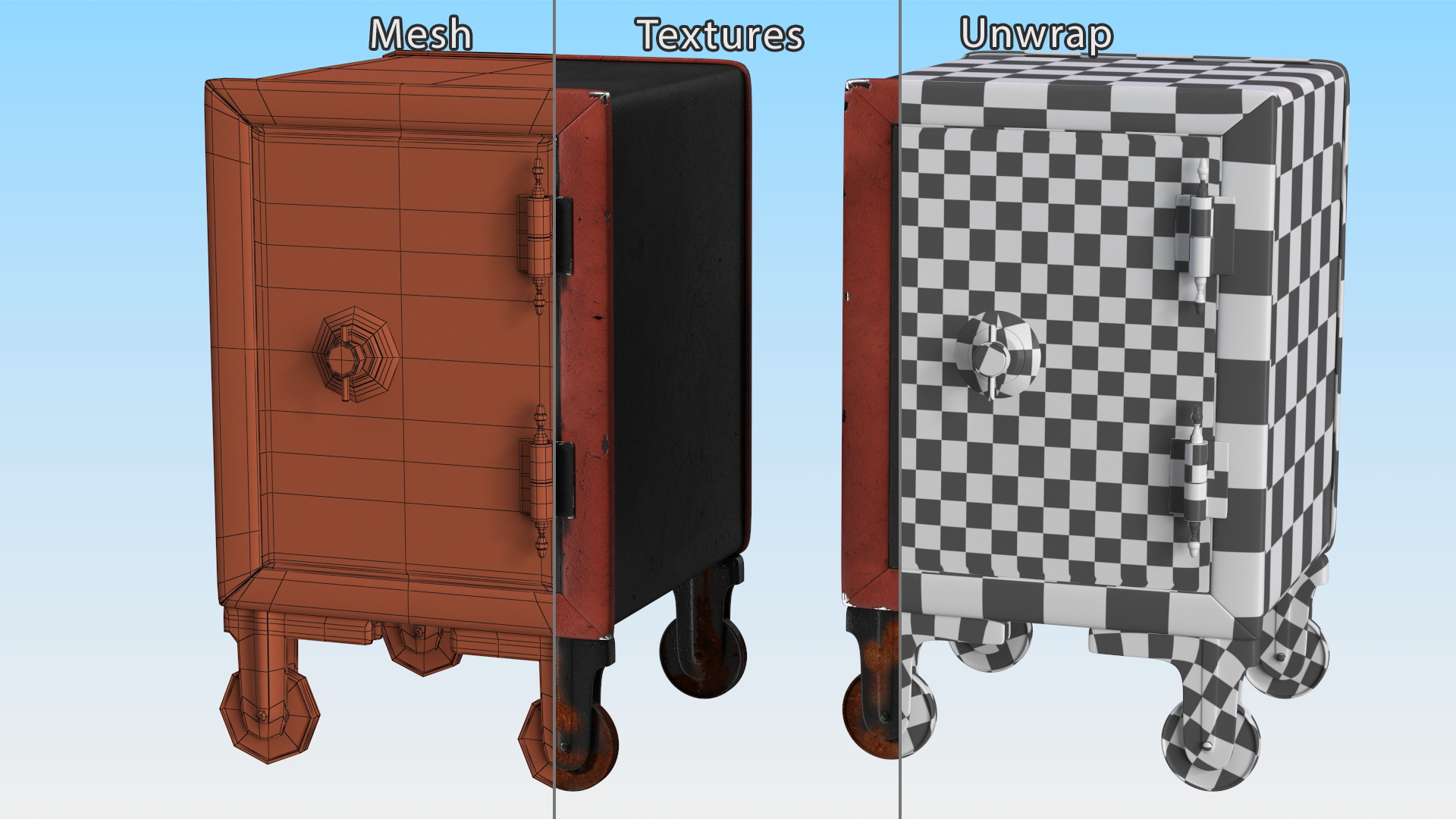 Antique Safe 3D