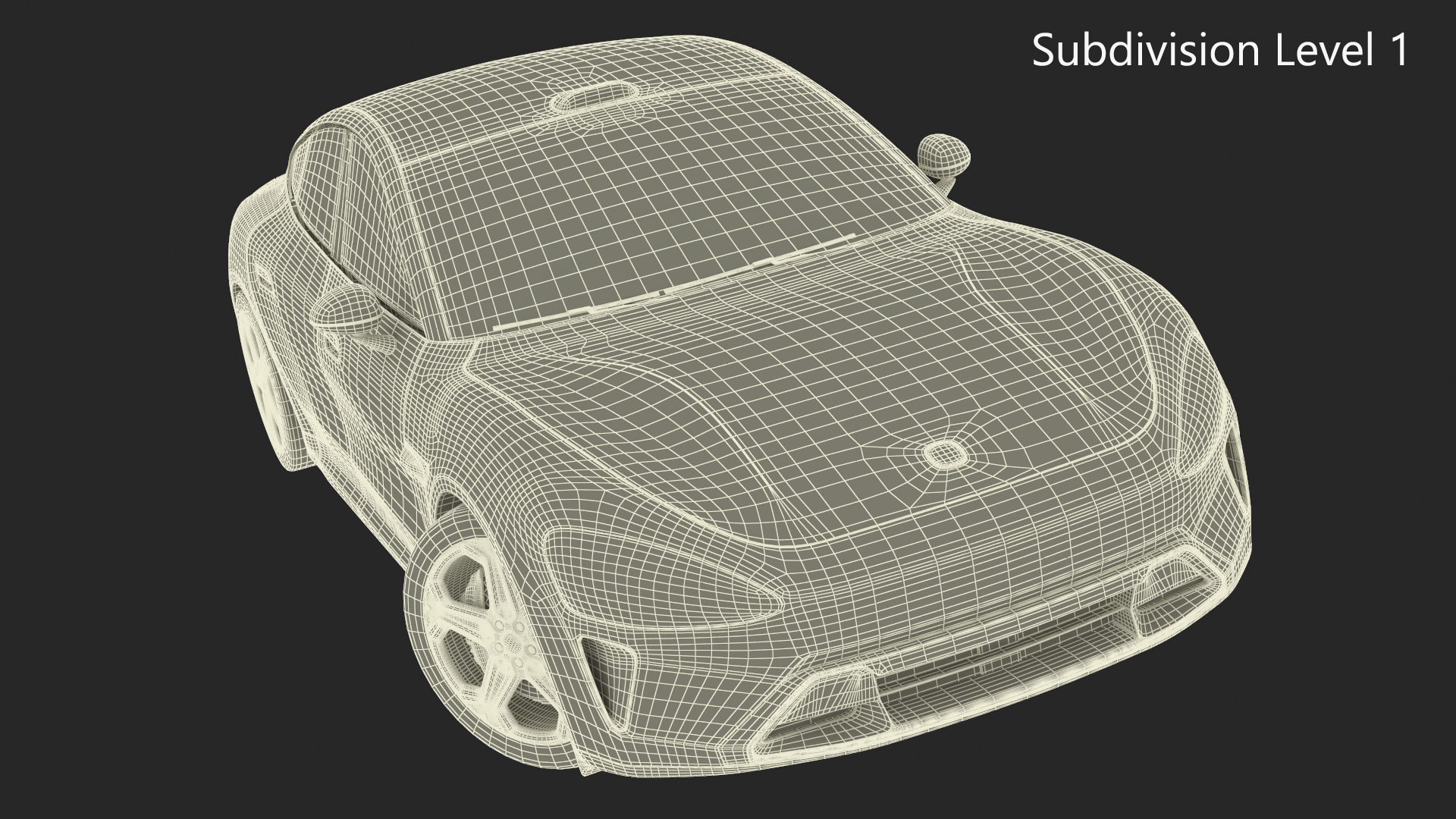 Xiaomi SU7 EV Car 2023 Mineral Grey Rigged 3D