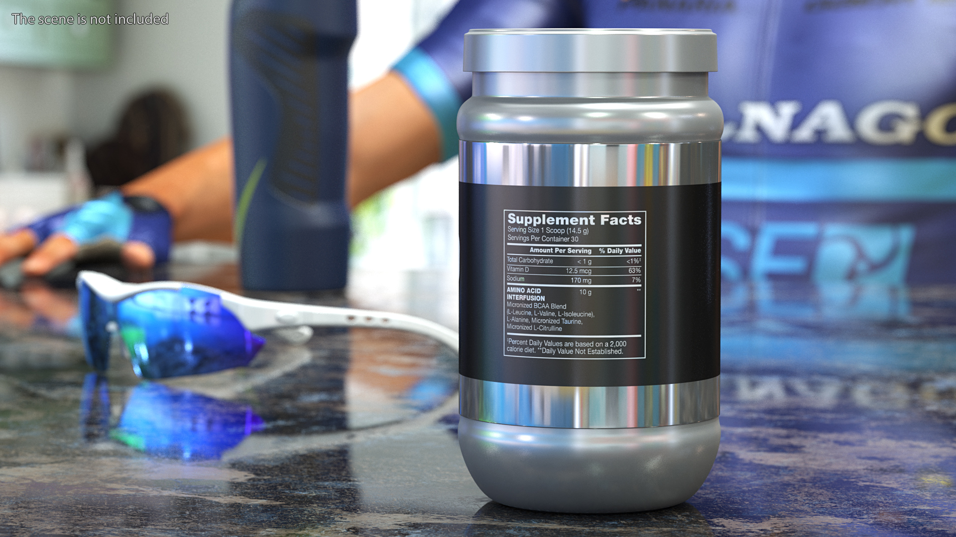 Amino Acids Blend with BCAA 3D