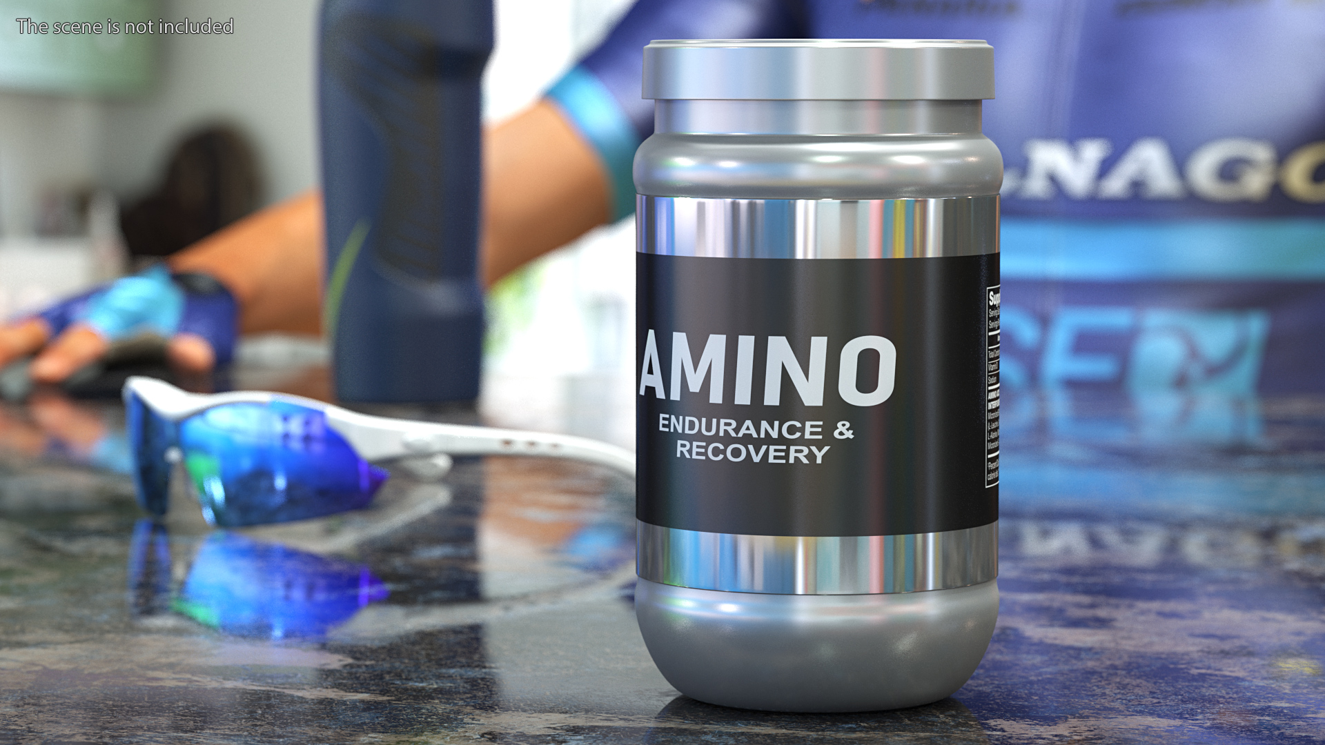 Amino Acids Blend with BCAA 3D
