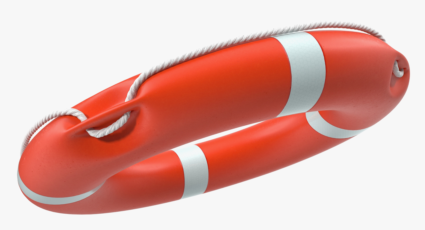 Round Life Saving Buoy 3D