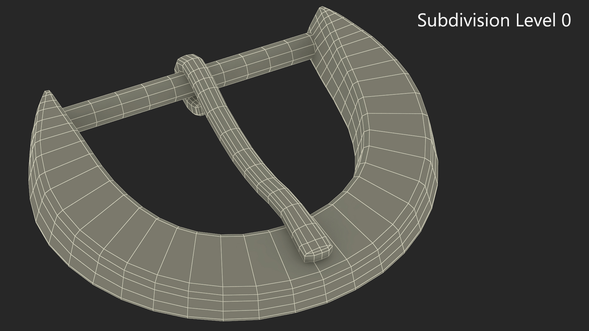 3D Crescent Belt model