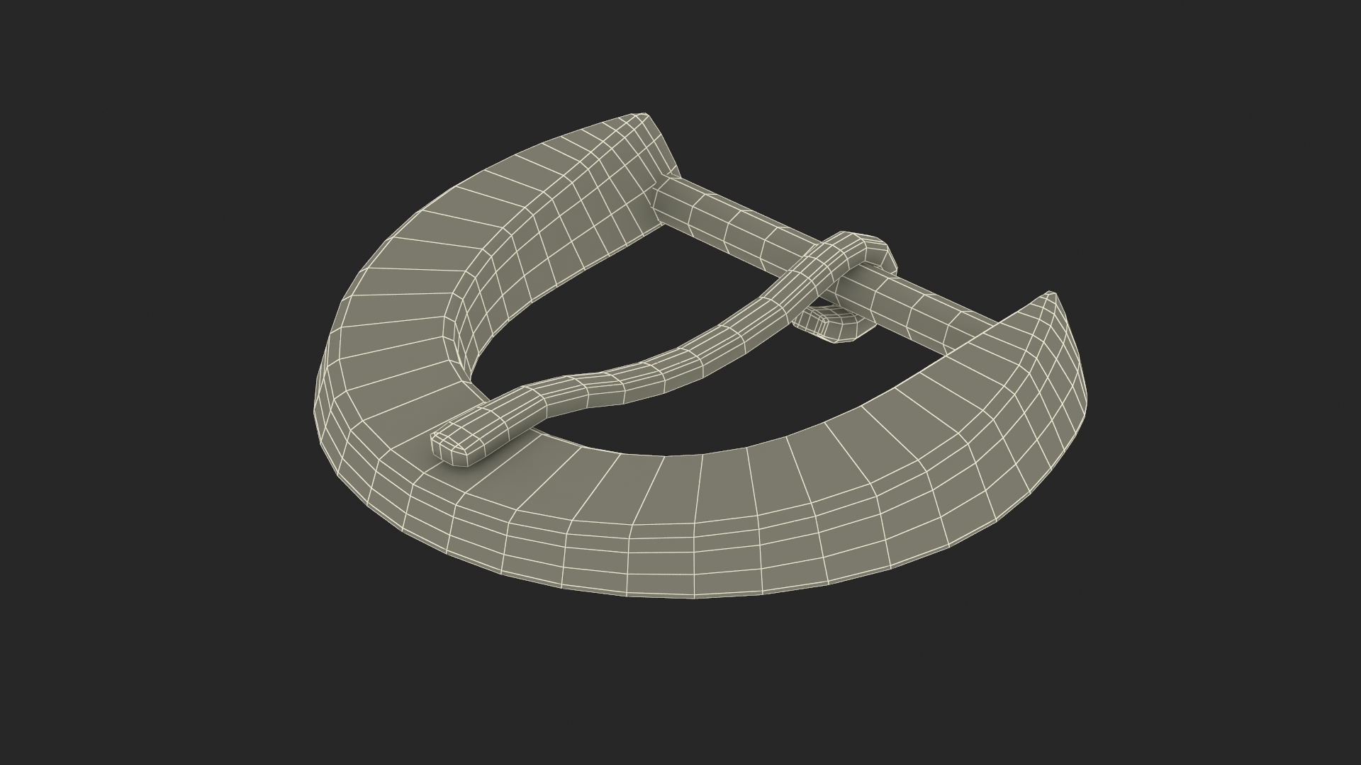 3D Crescent Belt model
