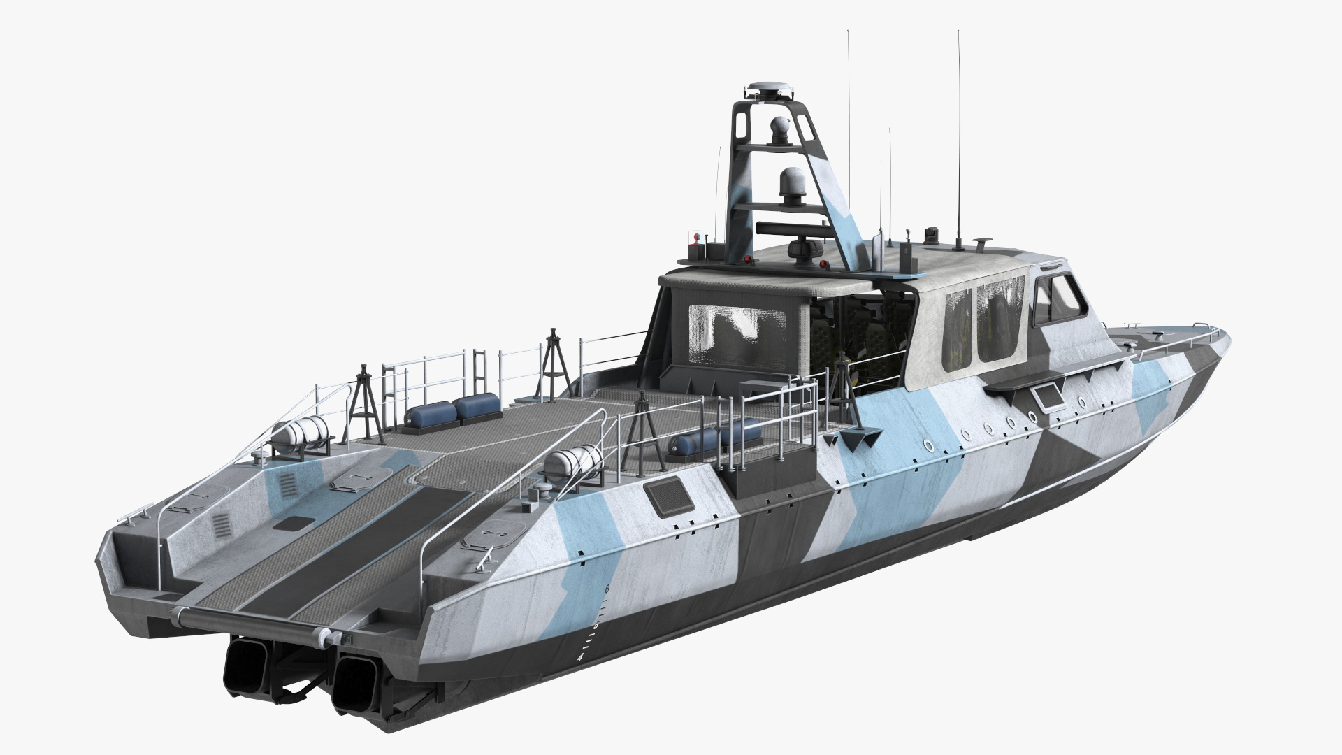 Special Operations Craft Mark V Camo Light 3D