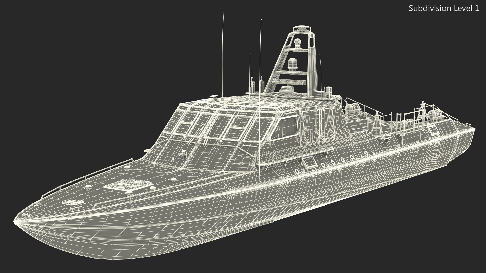 Special Operations Craft Mark V Camo Light 3D