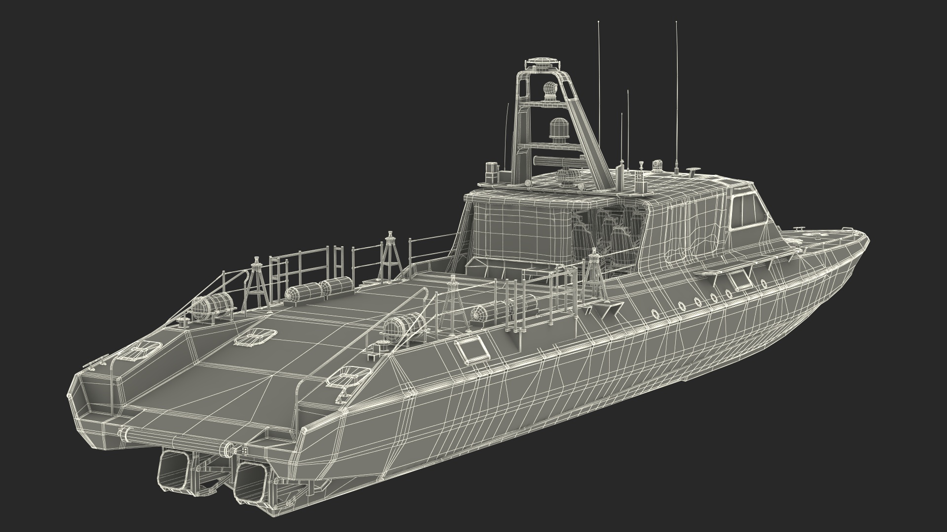 Special Operations Craft Mark V Camo Light 3D