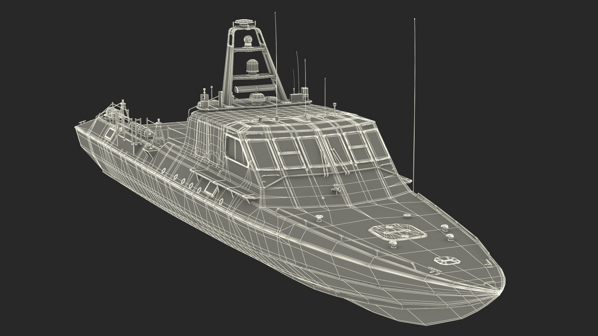 Special Operations Craft Mark V Camo Light 3D