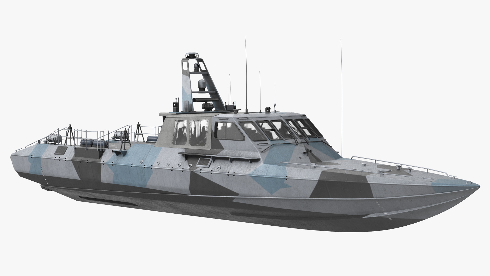 Special Operations Craft Mark V Camo Light 3D