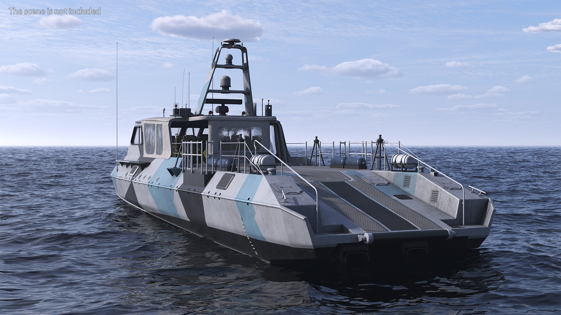 Special Operations Craft Mark V Camo Light 3D